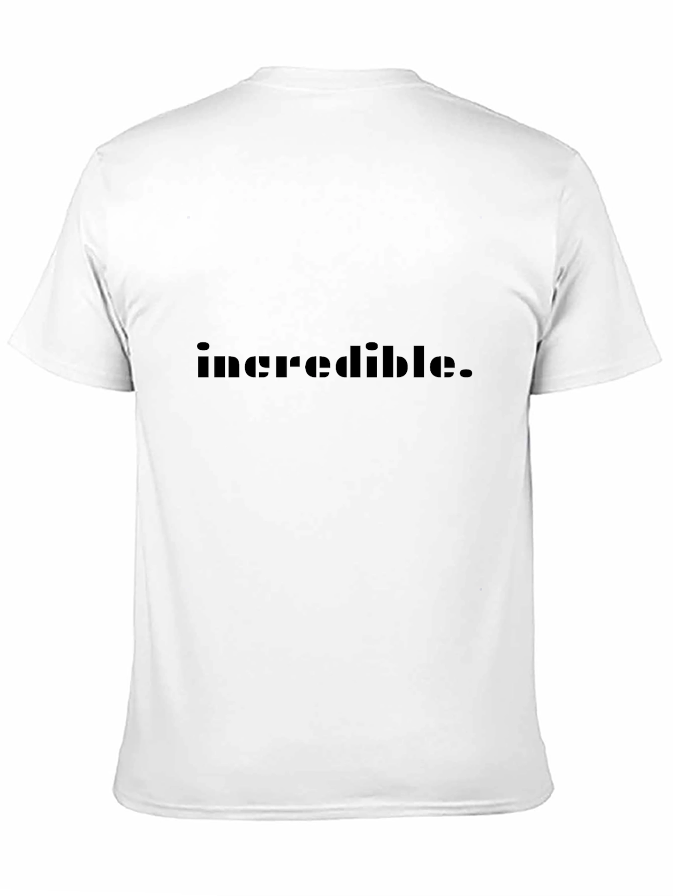 Black Incredible Black Graphic Tee - Men's Casual T-Shirt view 11