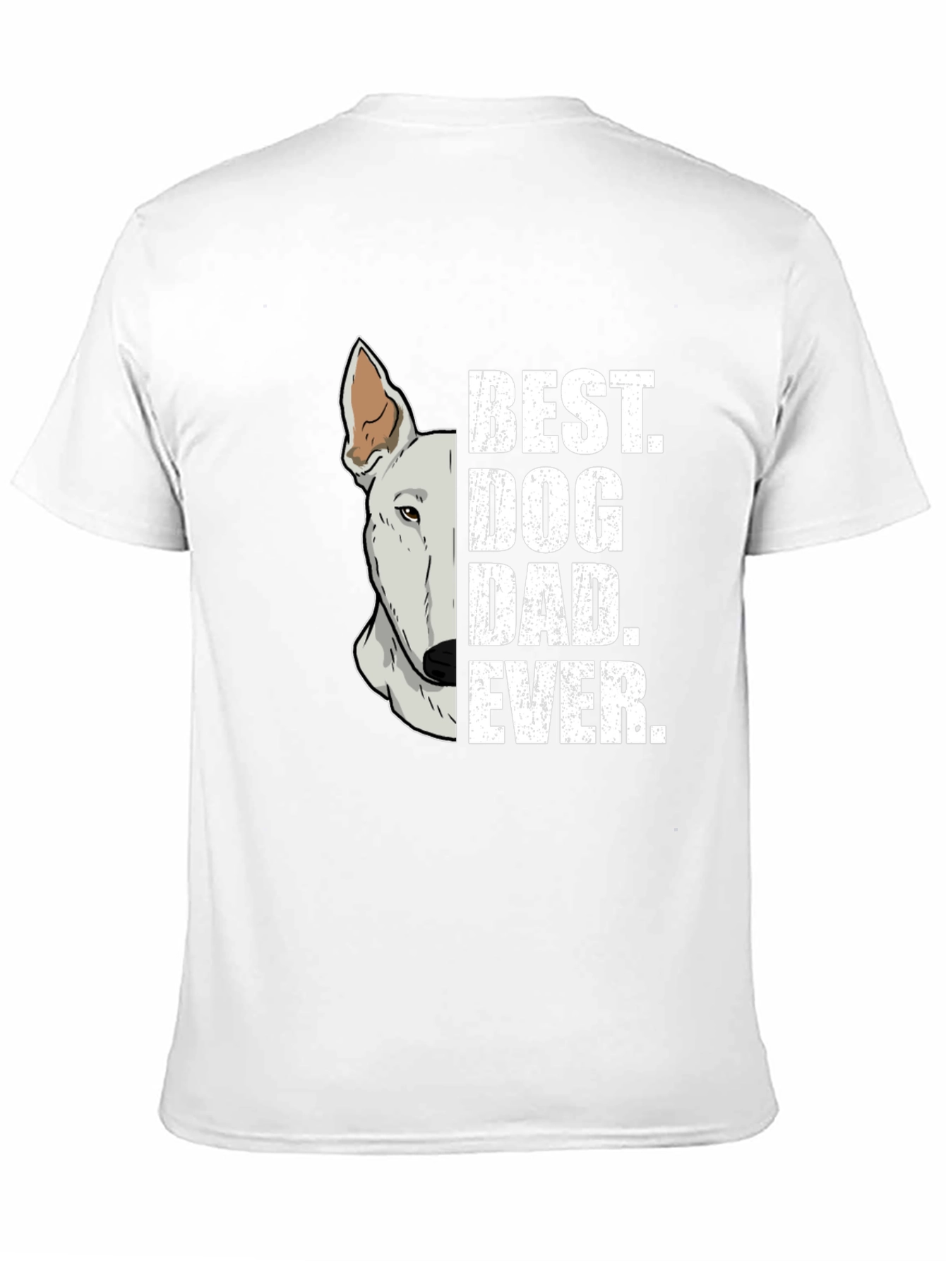 Black Best Dog Dad Ever Graphic T-Shirt view 11