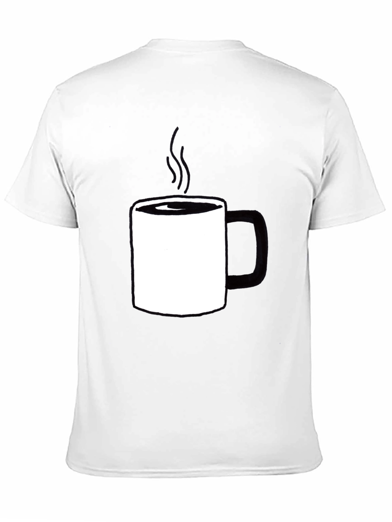 Black Coffee Mug Graphic Tee - Casual Comfort view 11