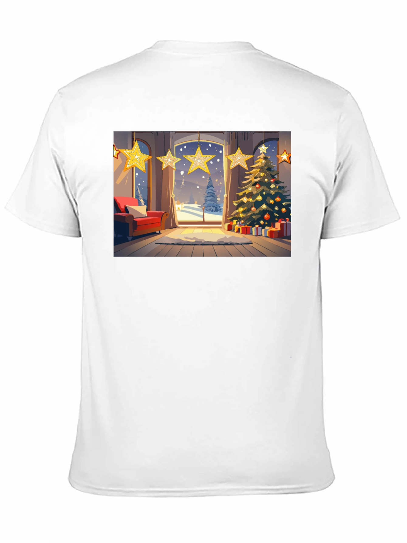 Black Festive Holiday T-Shirt view 11