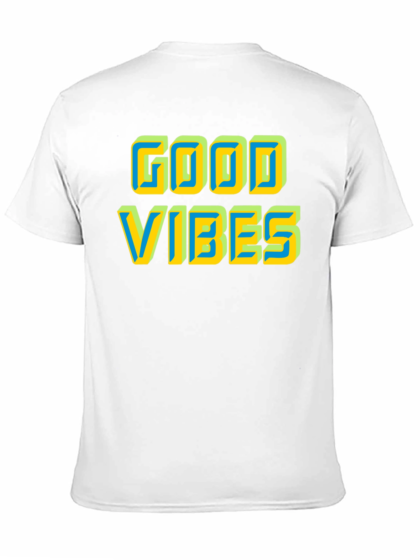 Black Good Vibes Graphic Tee - Positive Energy Shirt view 11