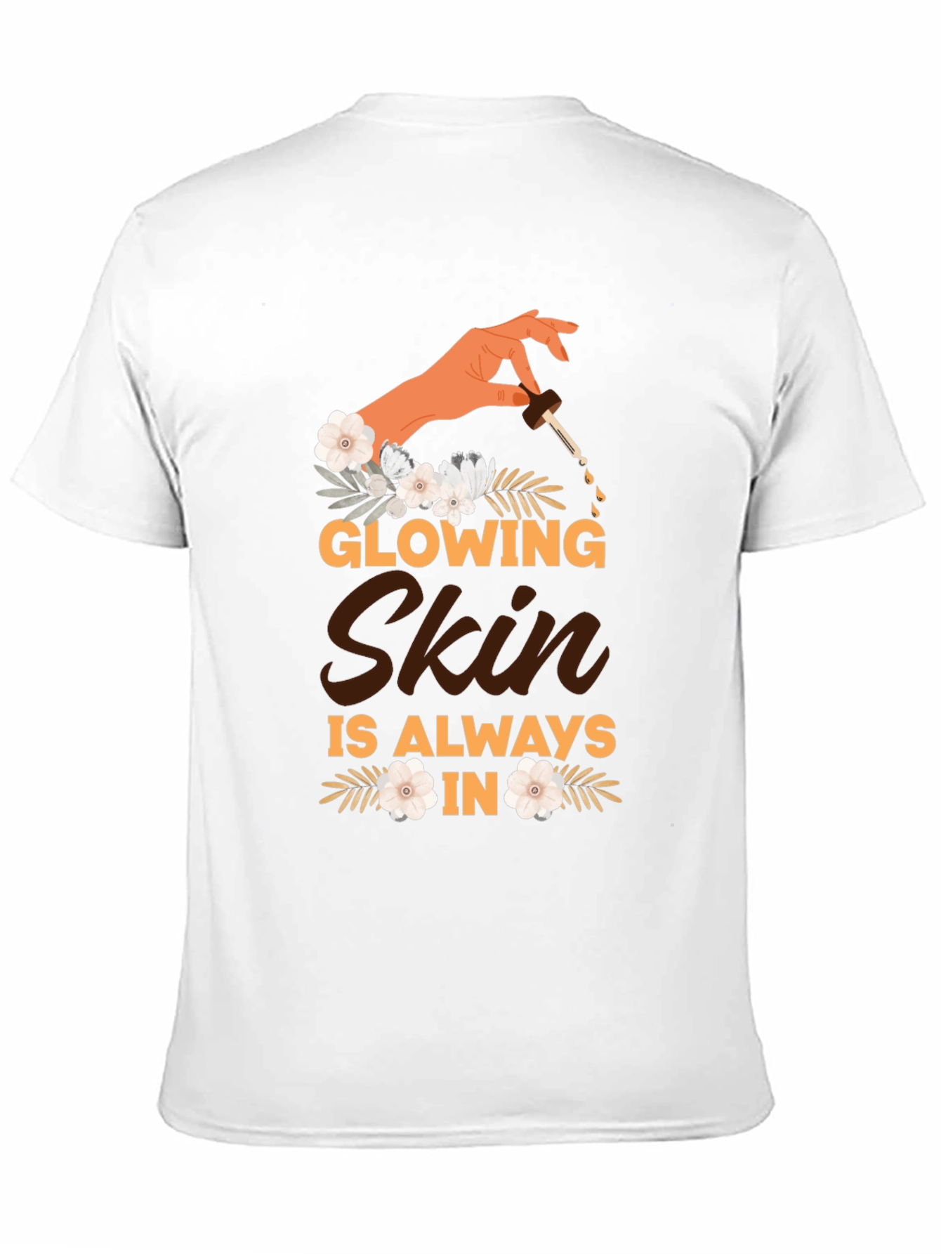 Black Glowing Skin Graphic Tee - Unisex Black T-Shirt view 11