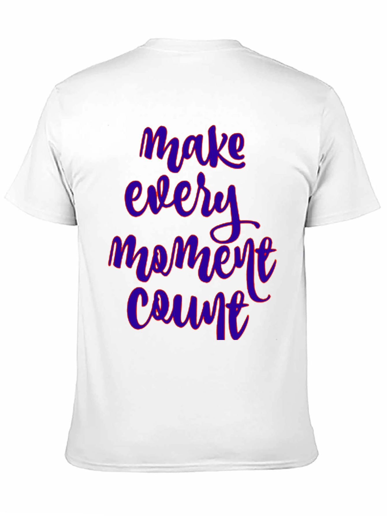 Black Make Every Moment Count Graphic Tee view 11