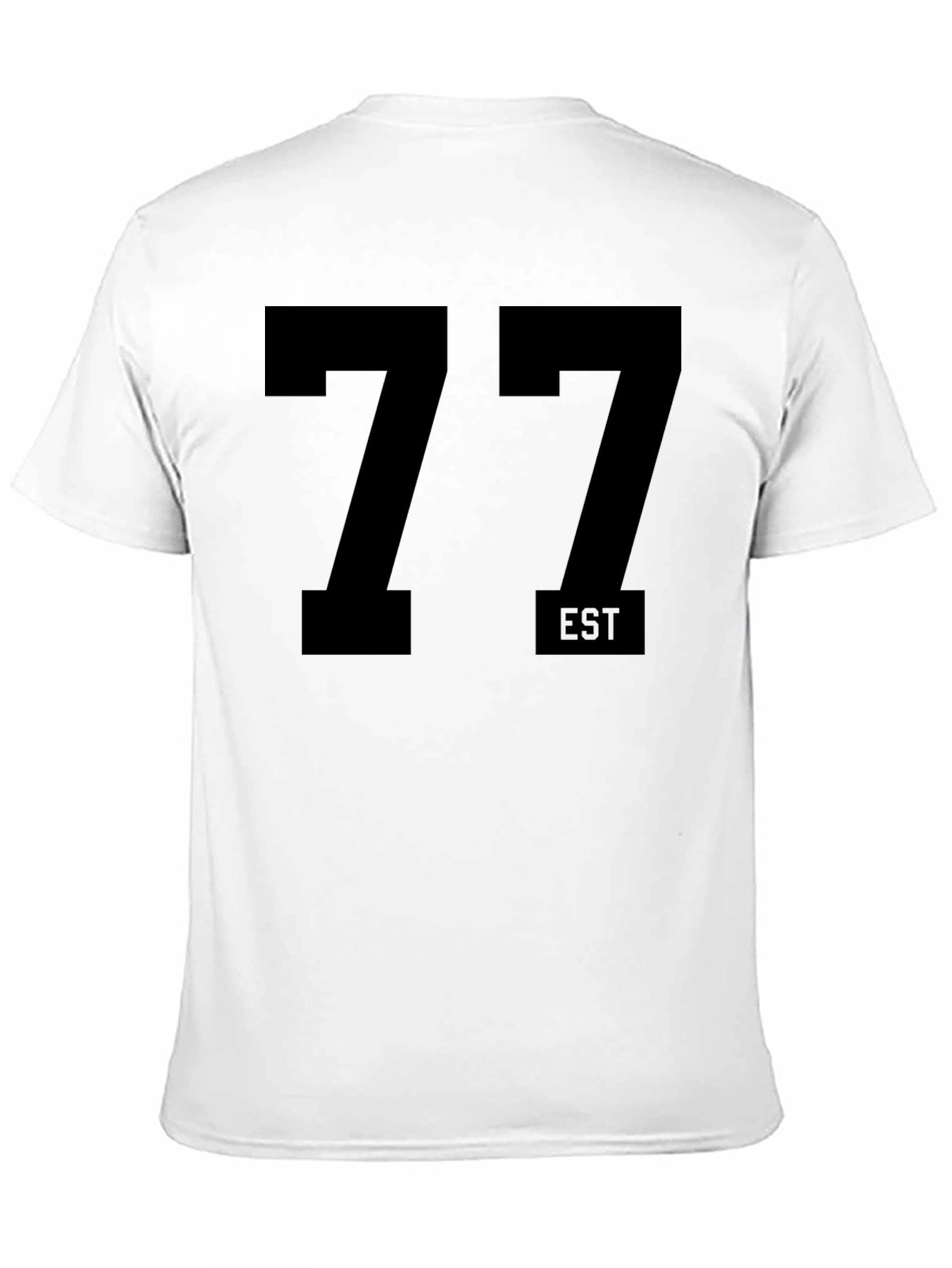 Black EST 77 Black Graphic Tee view 11
