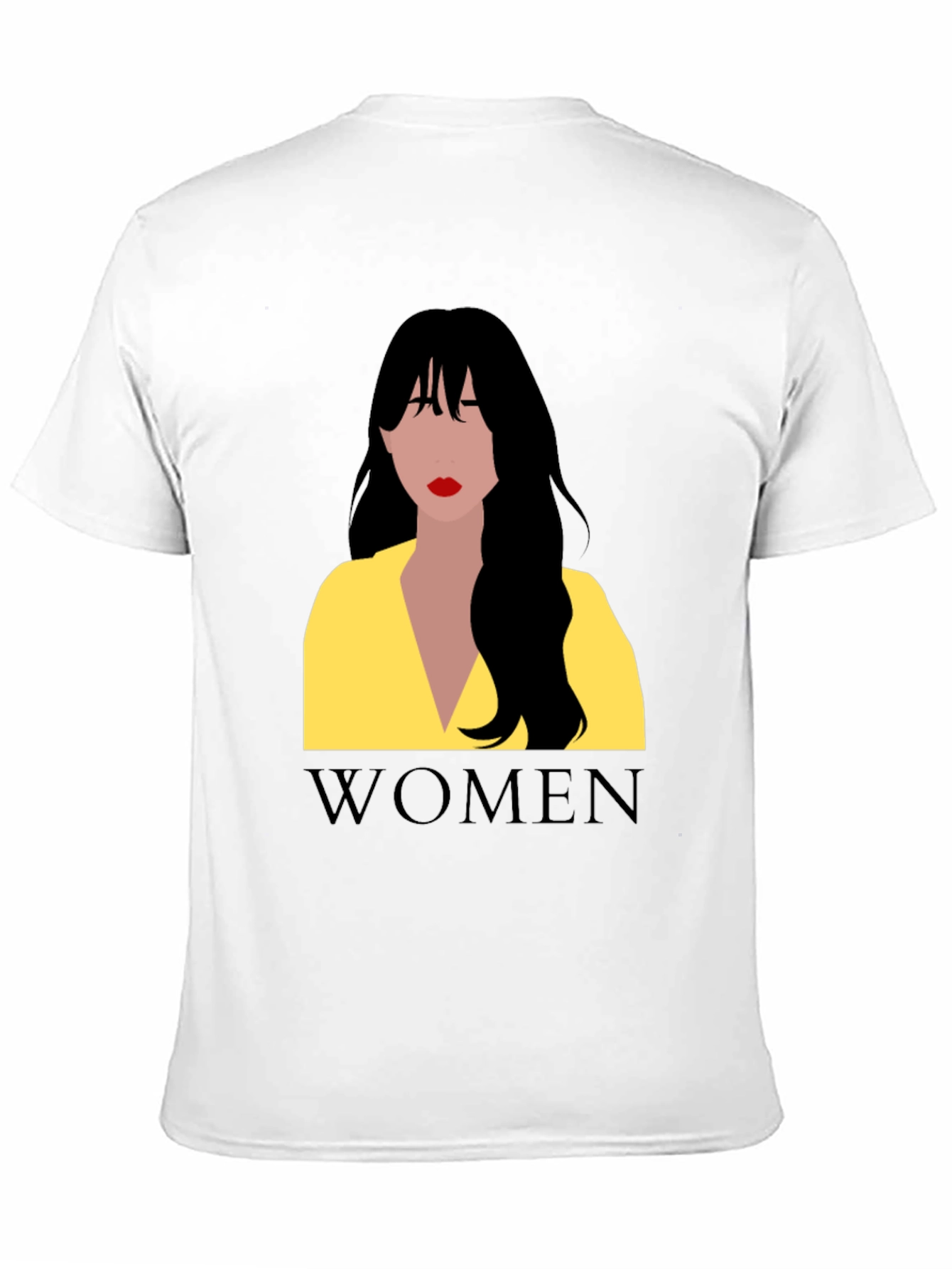 Women Graphic Tee - Black Cotton T-Shirt - 11