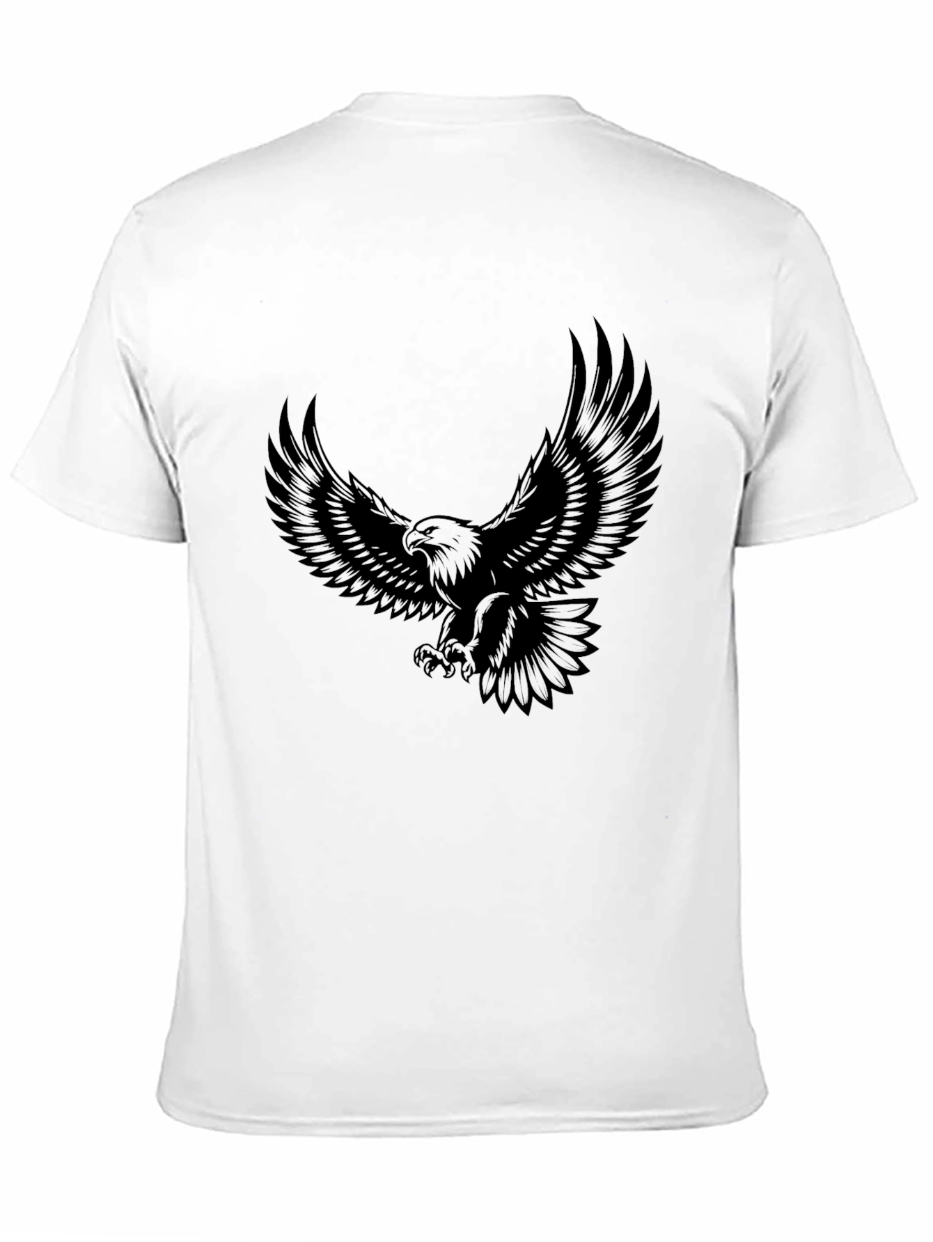 Black Eagle Graphic Black T-Shirt - Bold Design view 11