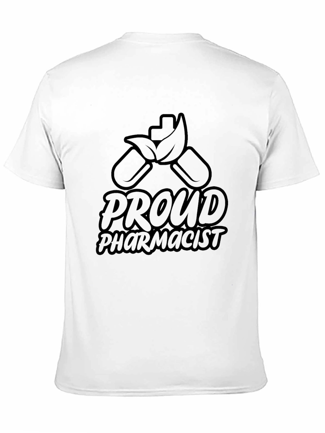 Black Proud Pharmacist Black T-Shirt view 11