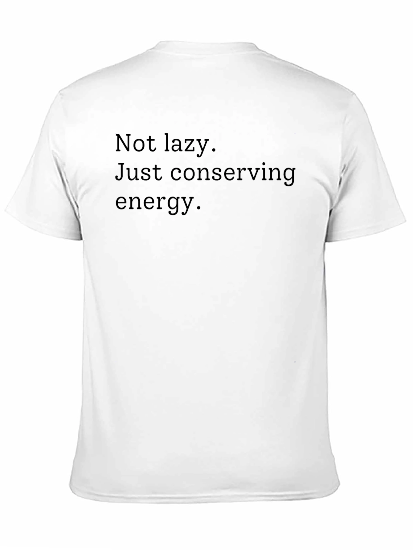 Black Conserving Energy Graphic Tee - Black view 11