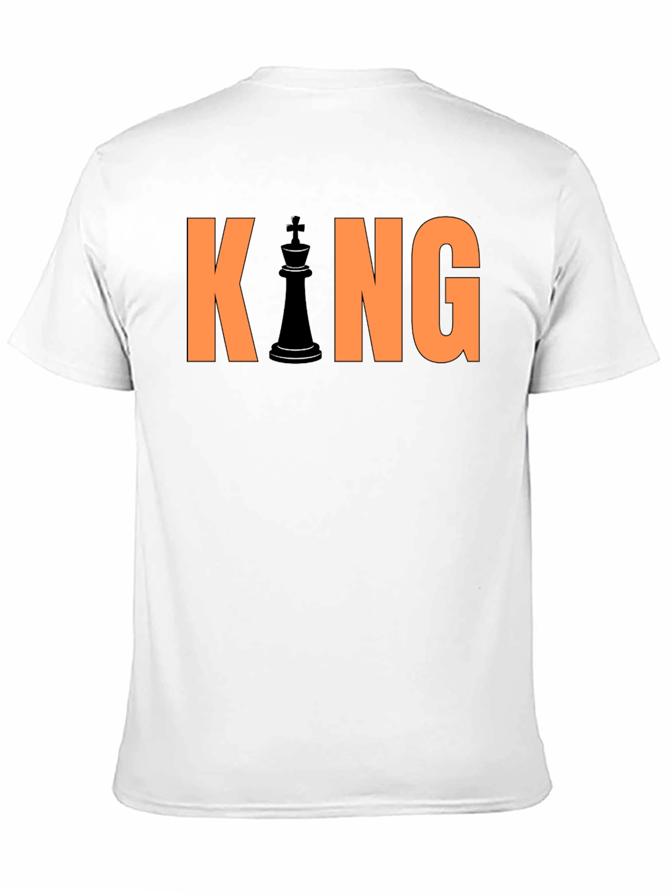 Black King Chess Piece Graphic T-Shirt - Black view 11