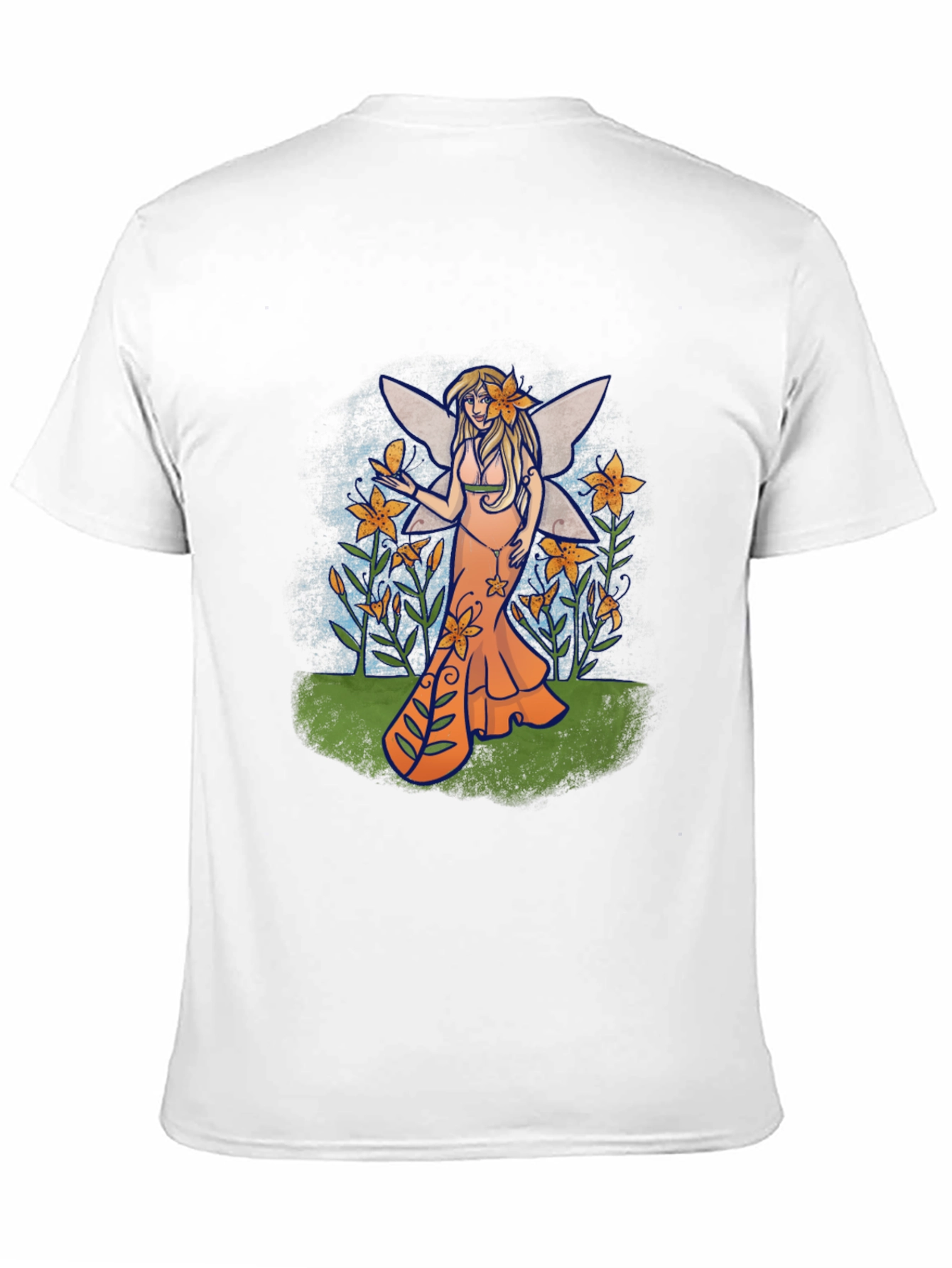 Black Fairy Graphic T-Shirt - Unique Fantasy Tee view 11