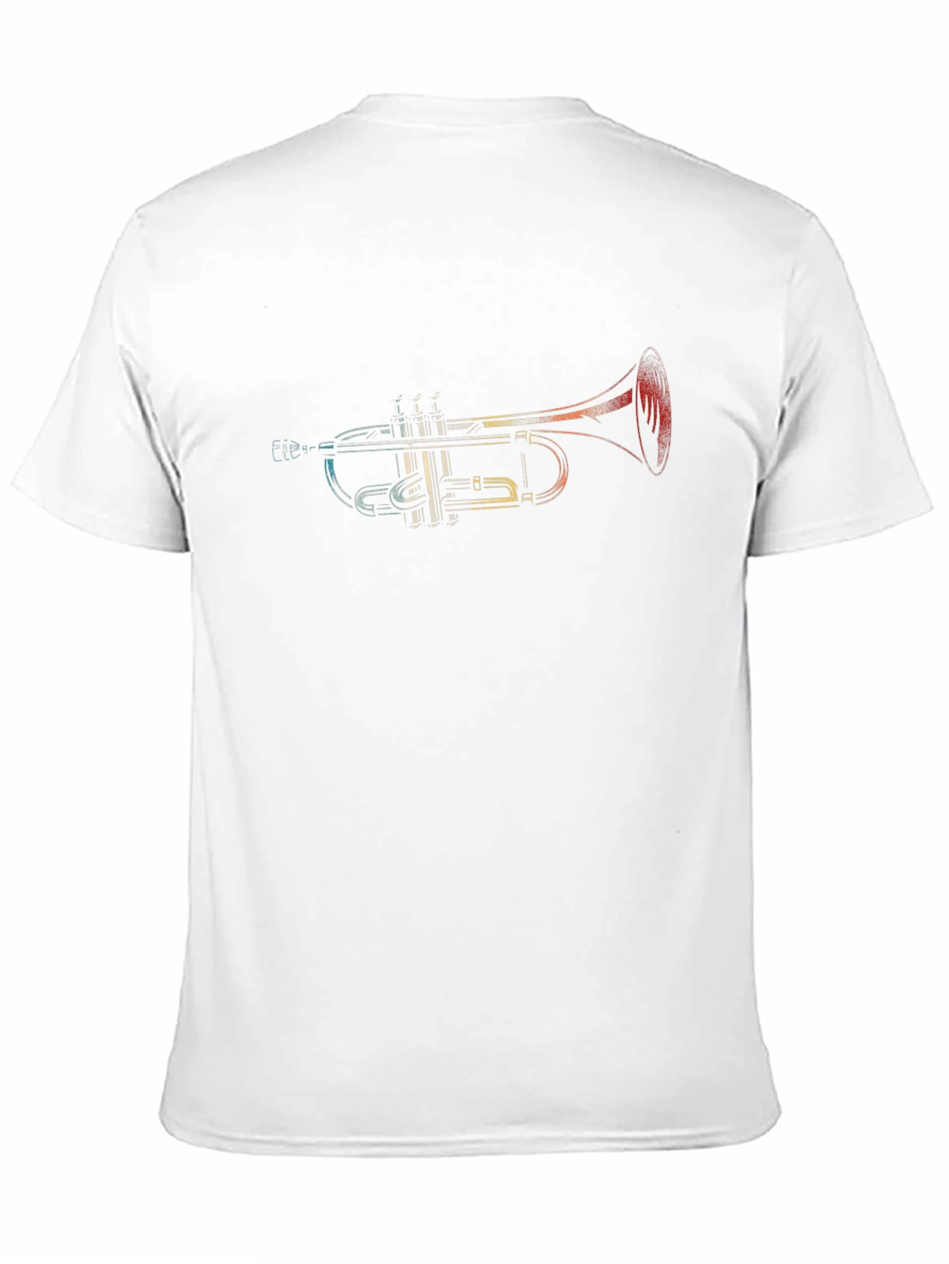 Retro Trumpet Graphic Tee - Music Lover Shirt - 11