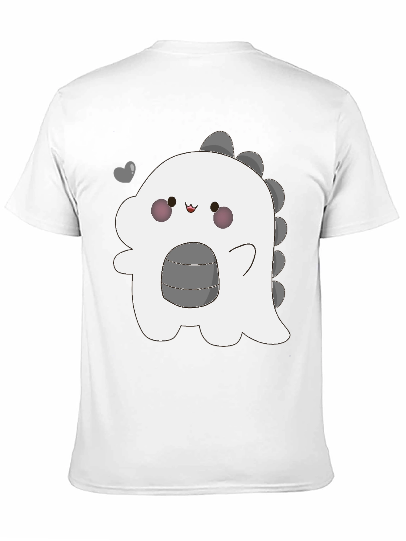 Black Kawaii Dinosaur Graphic Tee - Trendy Black T-Shirt view 11