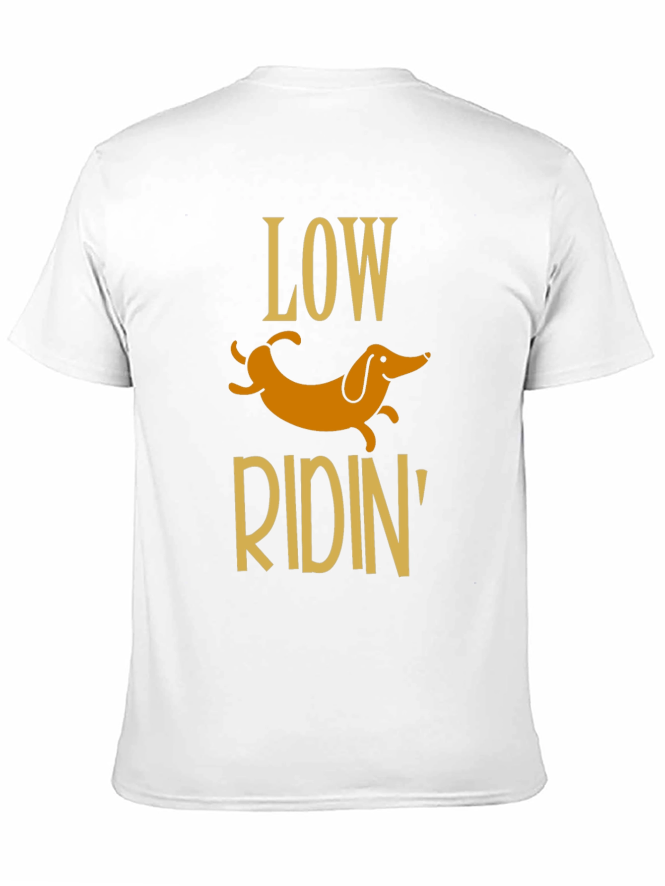Black Low Ridin' Dachshund Dog T-Shirt view 11