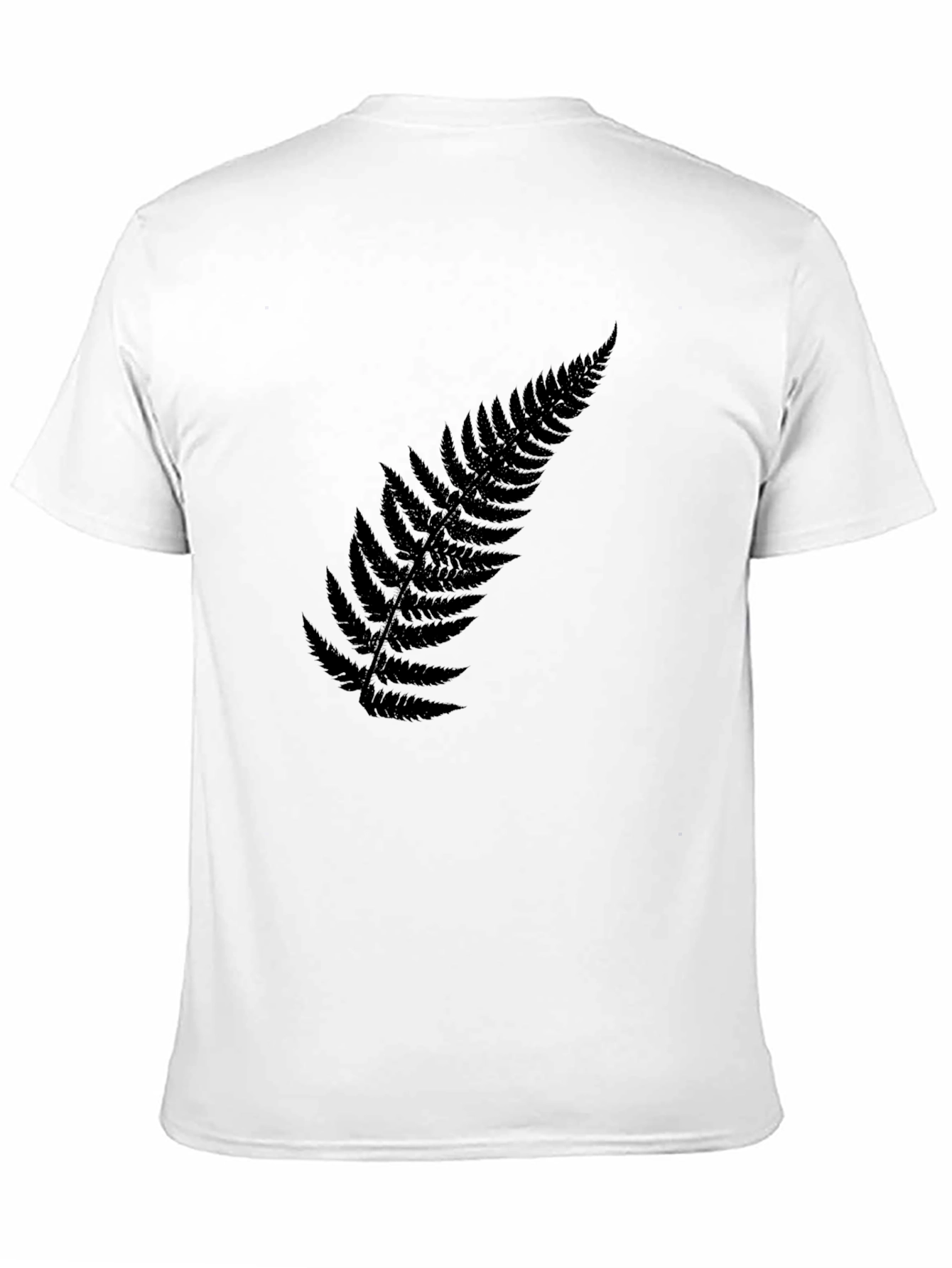 Black Black Fern Leaf T-Shirt - Casual Style view 11