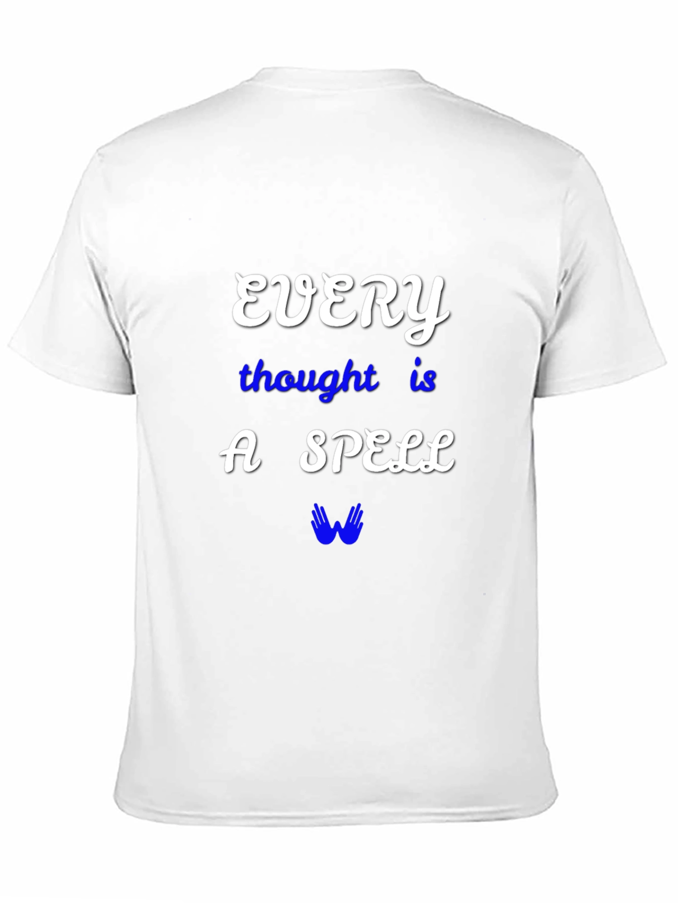 Black Every Thought is a Spell T-Shirt - Black view 11