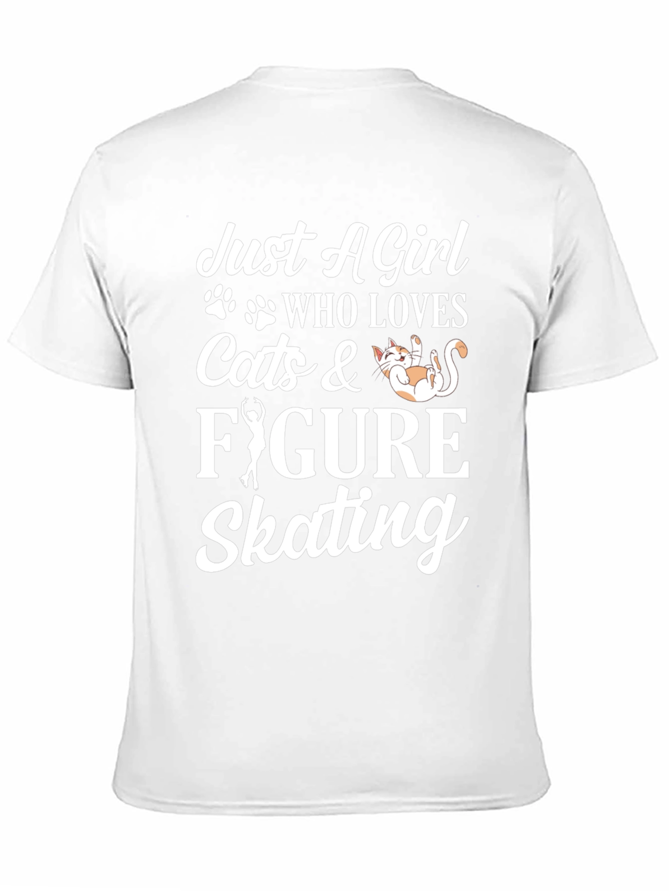 Black Cats & Figure Skating Graphic Tee view 11