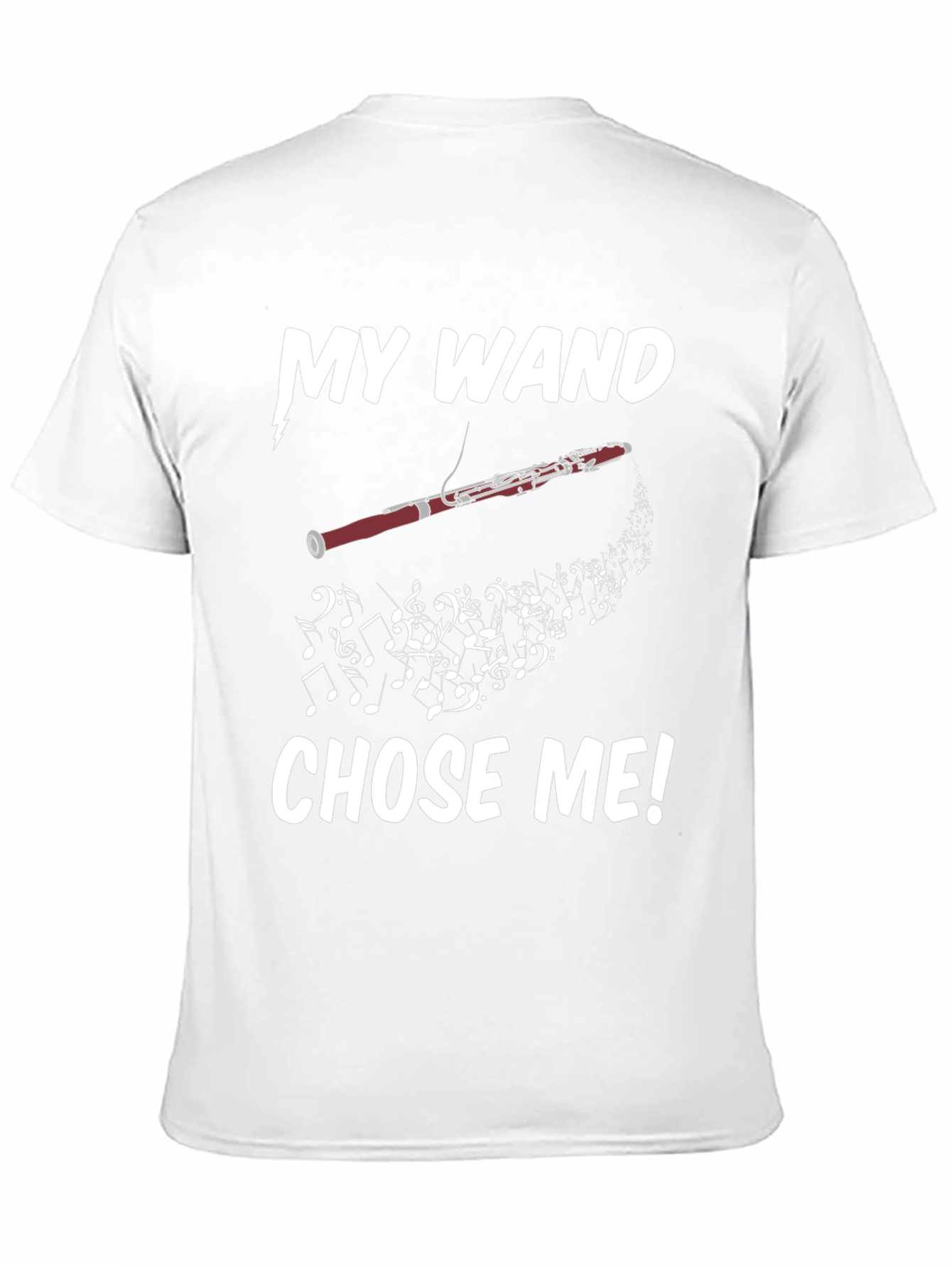 Black My Wand Chose Me Bassoon T-Shirt view 11