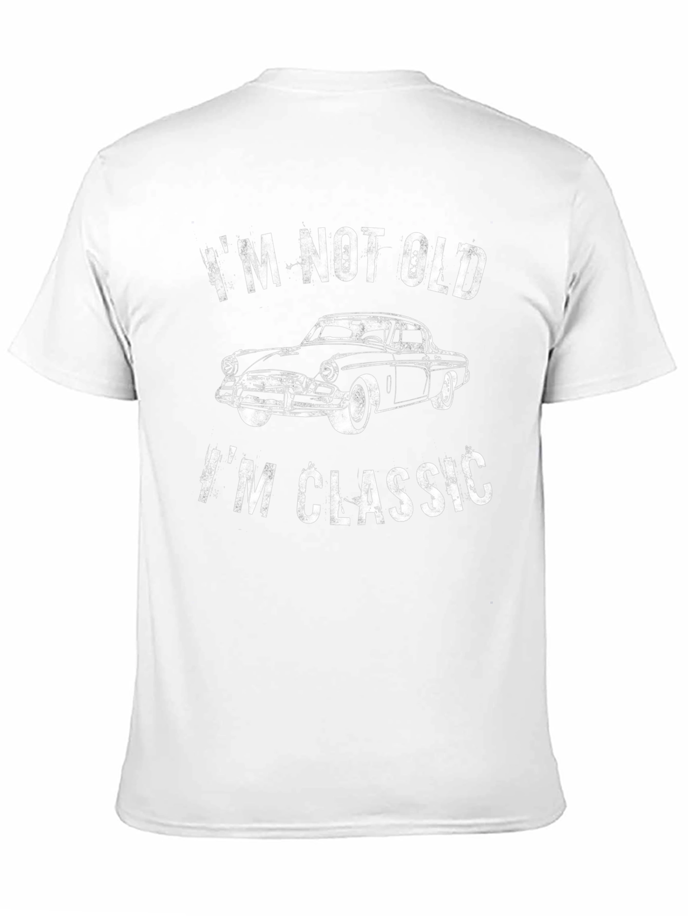 Black I'm Not Old, I'm Classic Car T-Shirt view 11