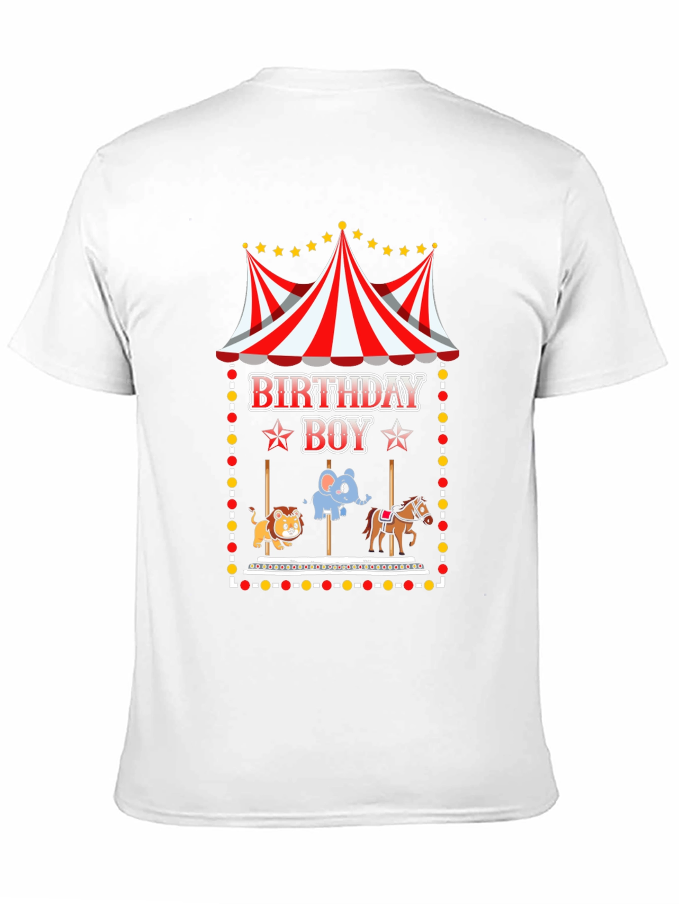 Black Birthday Boy Circus T-Shirt view 11