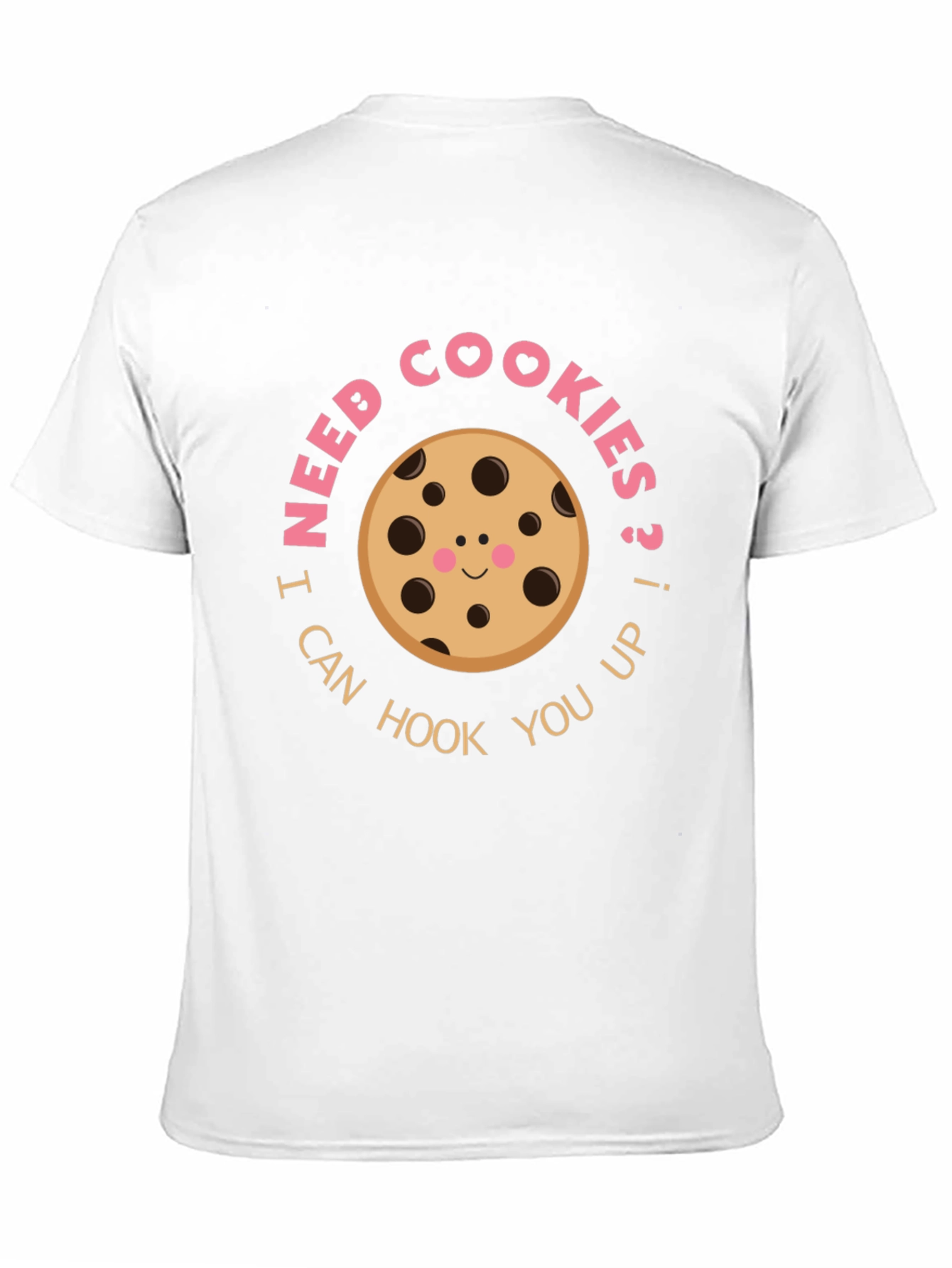 Black I Need Cookies T-Shirt Funny Graphic Tee view 11