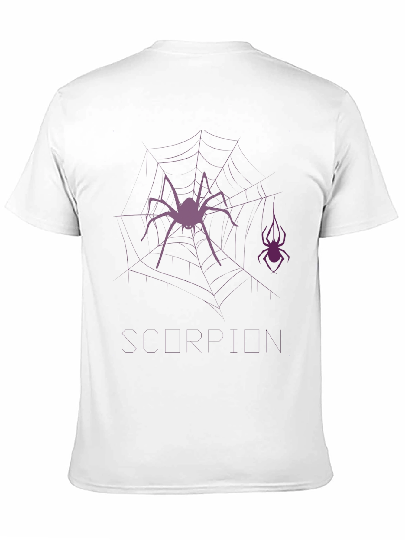 Black Spider Web Graphic T-Shirt - Halloween Style view 11