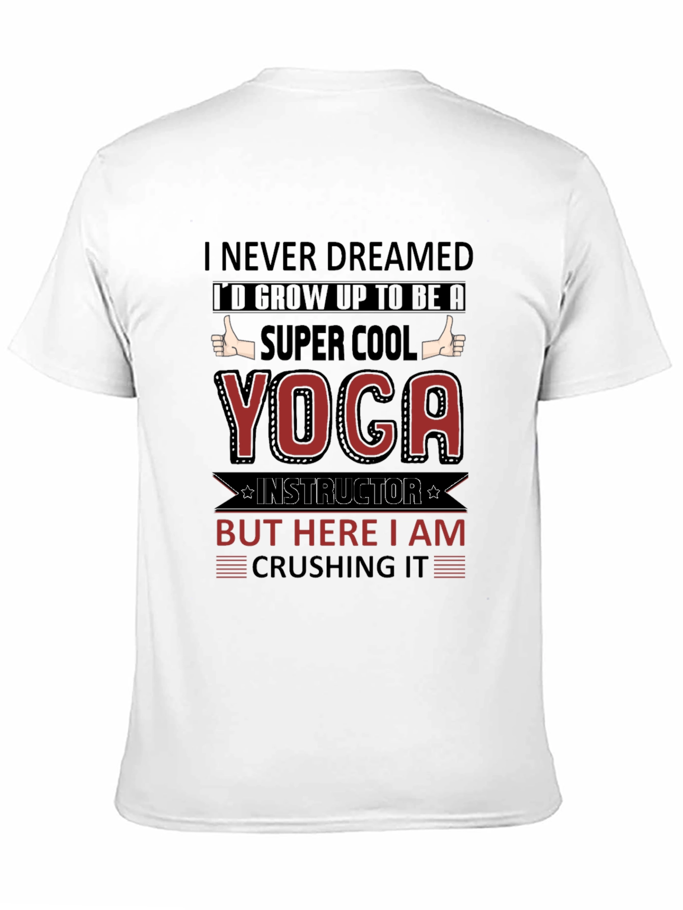 Black Super Cool Yoga Instructor T-Shirt view 11