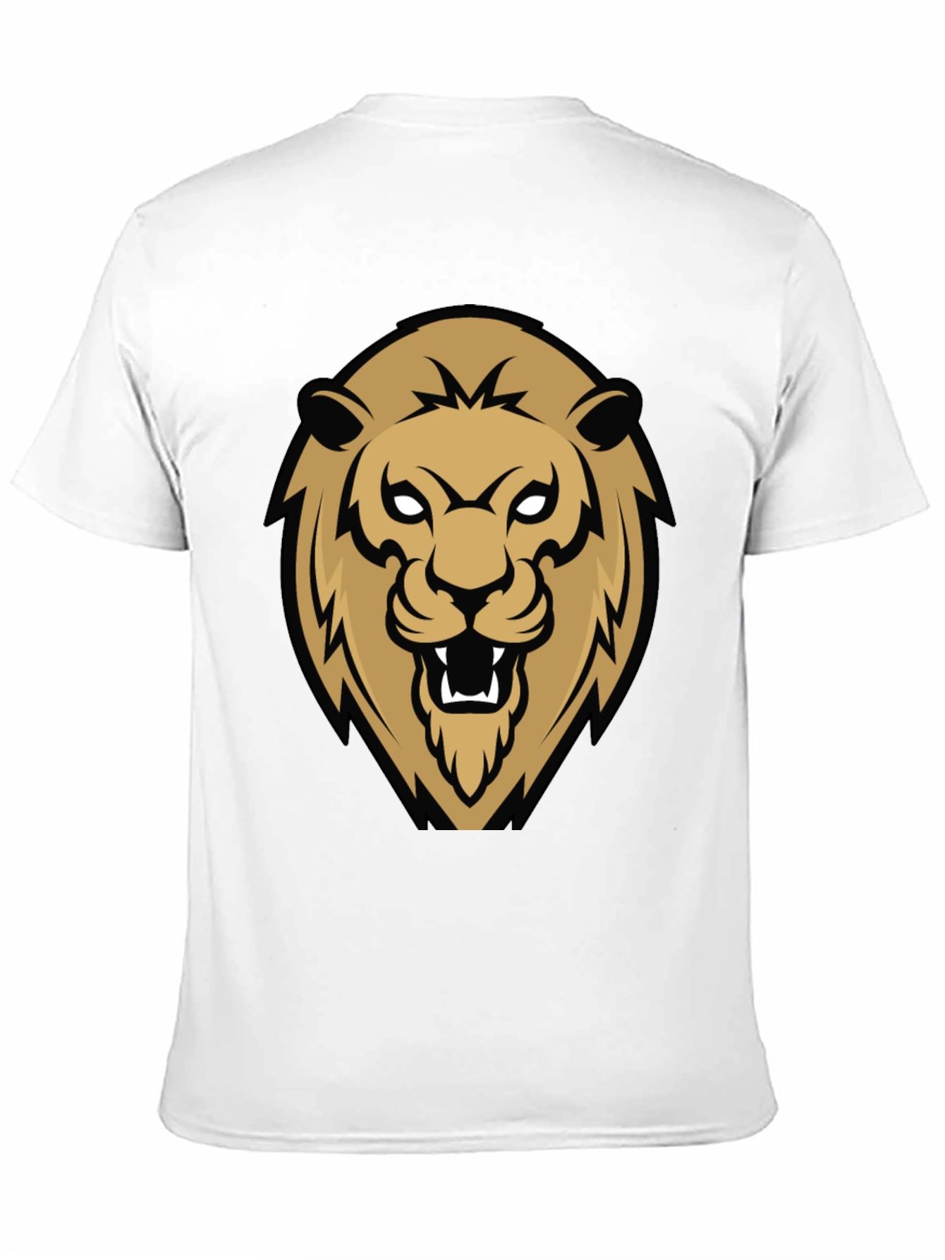 Black Lion Graphic Black T-Shirt view 11