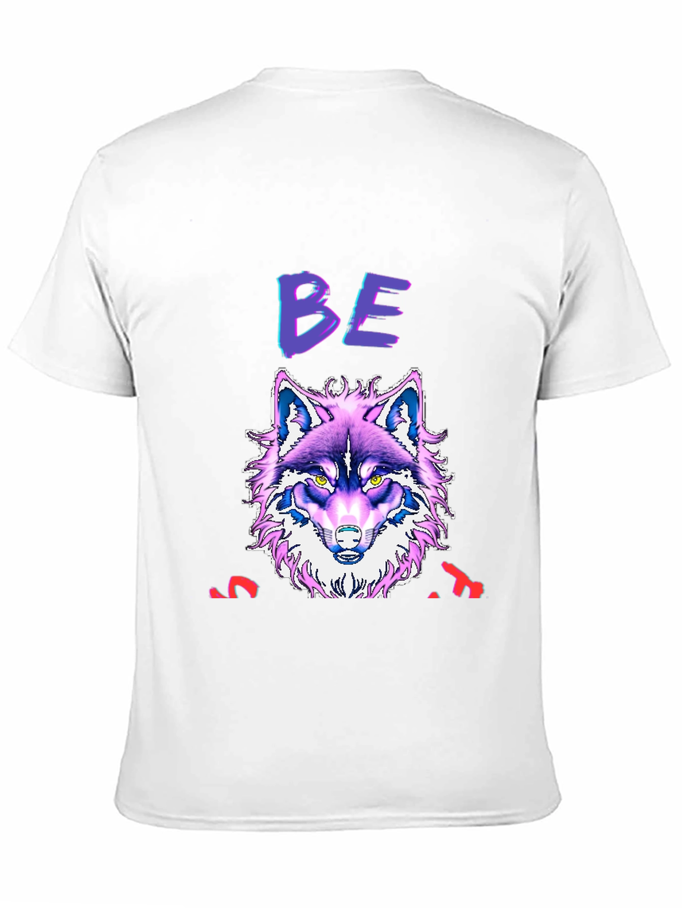 Black Wolf Graphic Print T-Shirt - Bold, Unique Design view 11