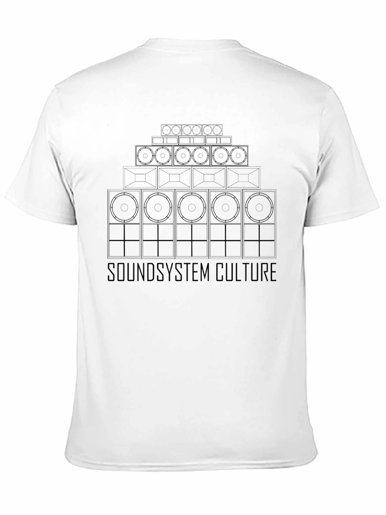 Black Soundsystem Culture Black T-Shirt view 11