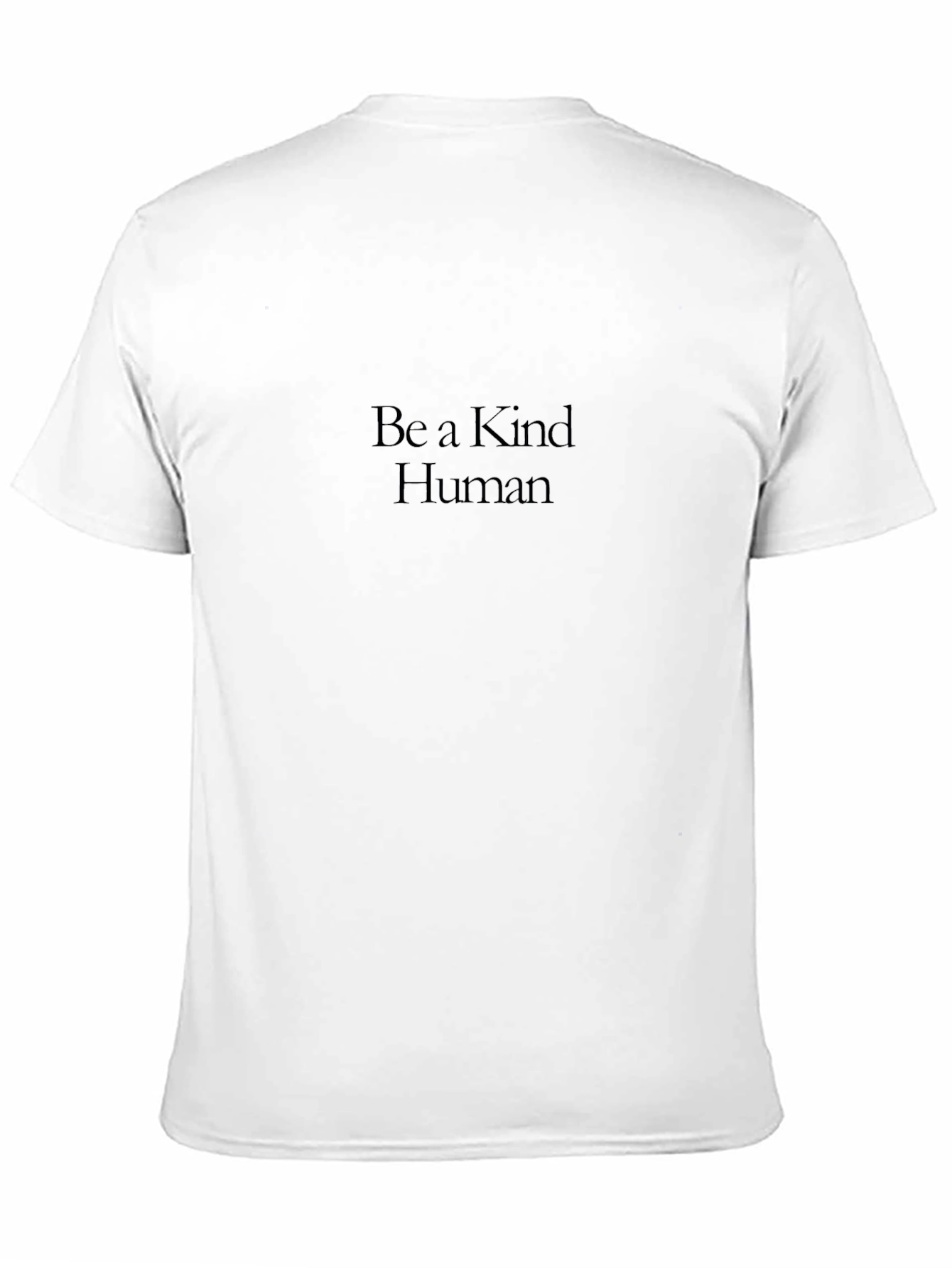 Black Be a Kind Human T-Shirt view 11