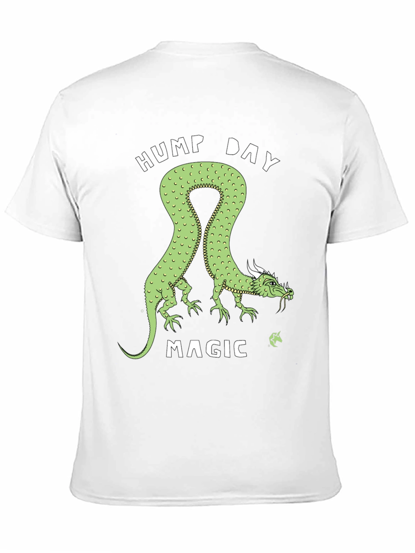 Black Hump Day Magic Dragon Graphic Tee view 11