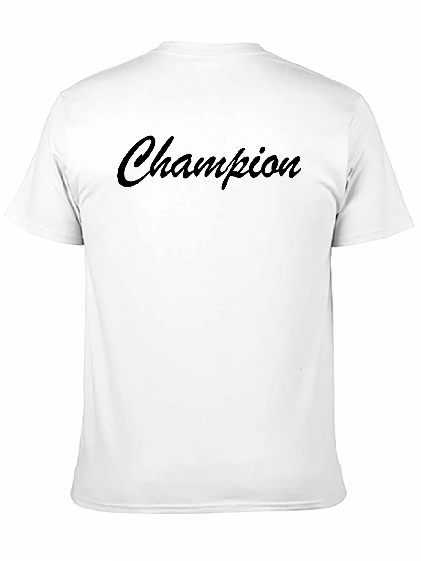 Black Champion Black T-Shirt - Modern Casual Style view 11
