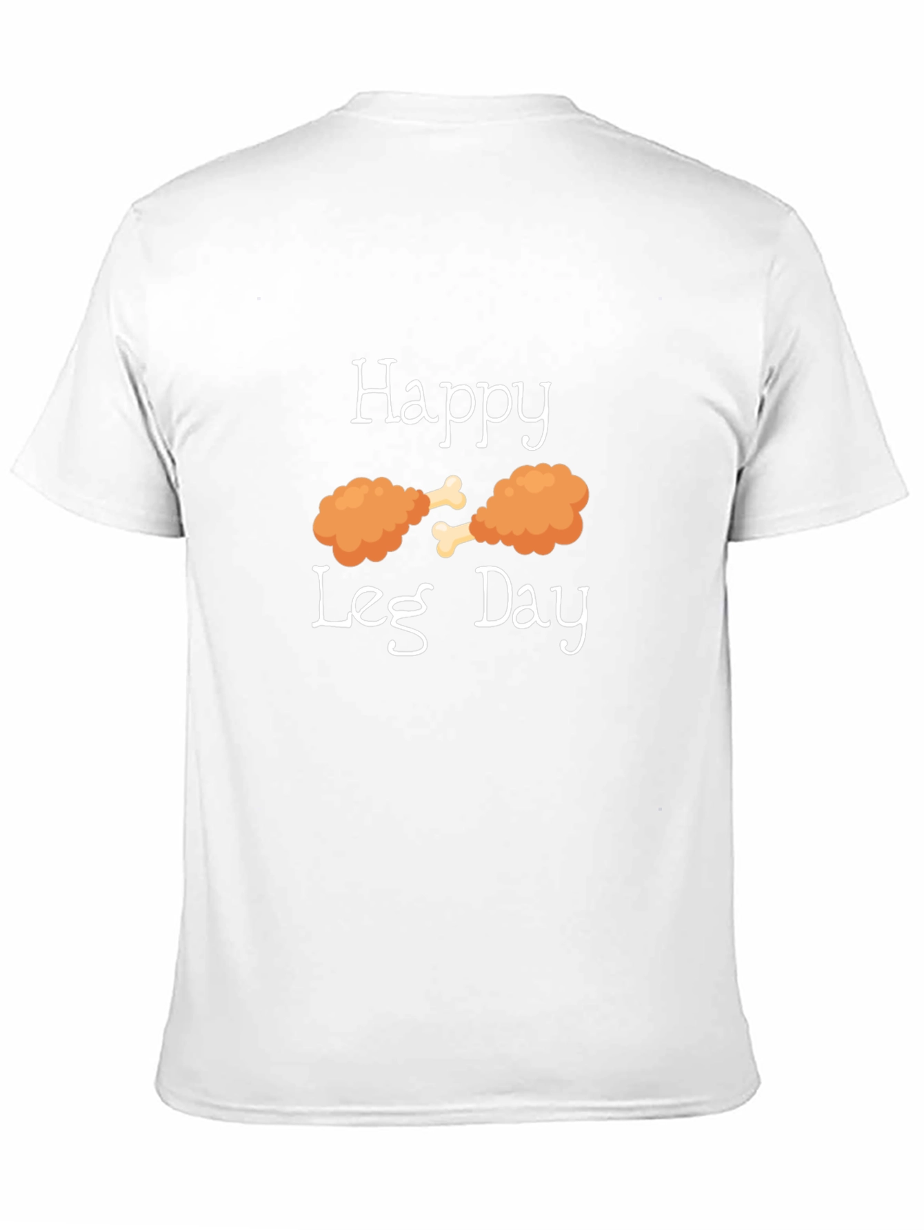 Black Happy Leg Day Graphic T-Shirt view 11