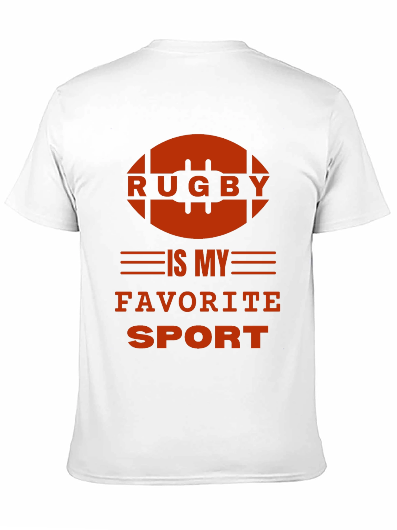 Black Rugby is My Favorite Sport T-Shirt view 11