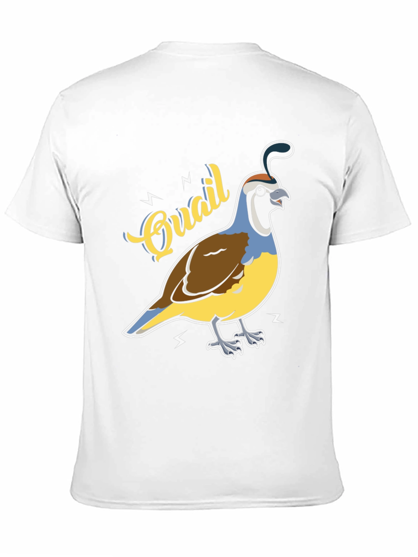 Black Quail Graphic T-Shirt - Bird Lover Tee view 11