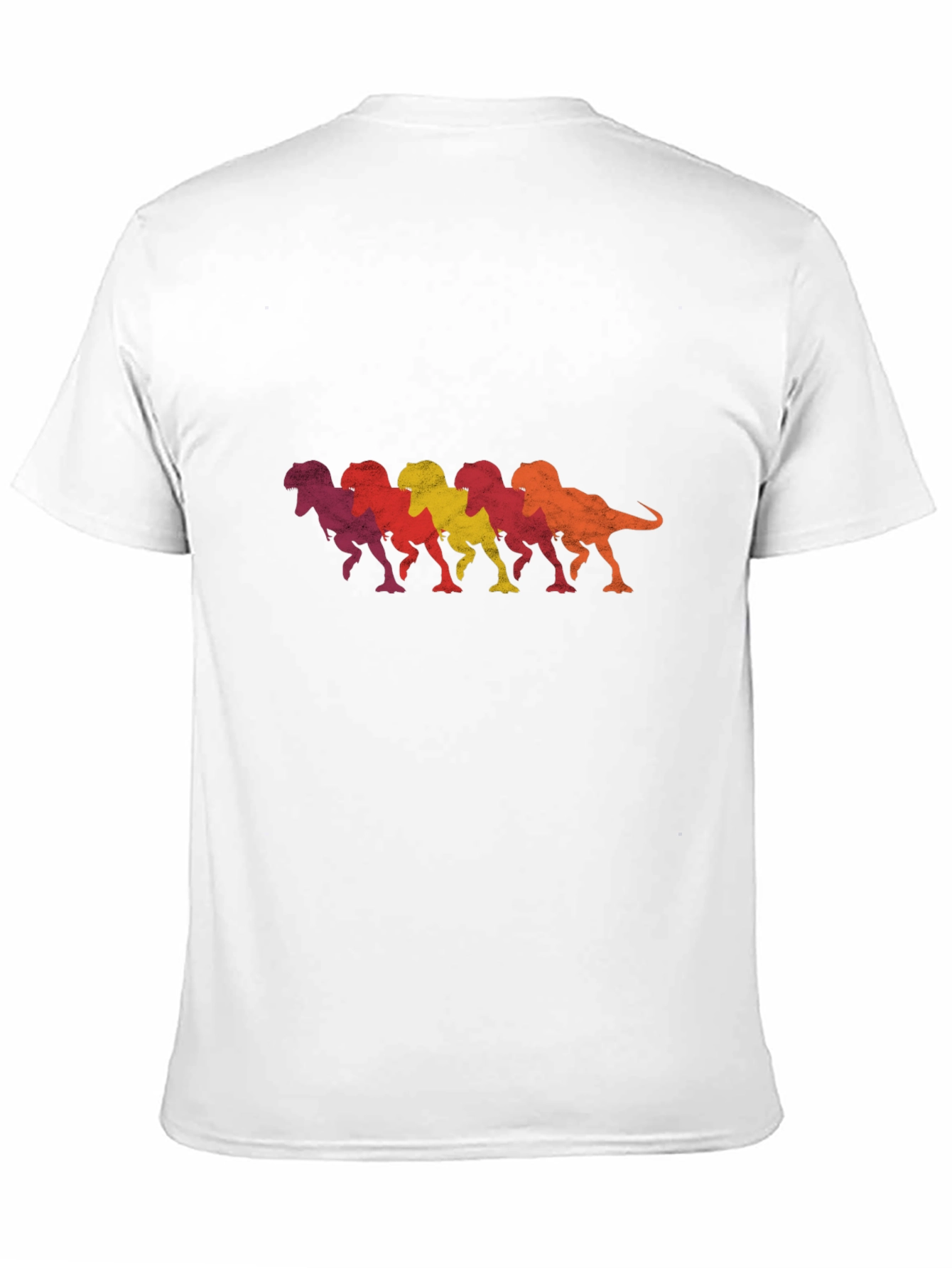 Black Retro Dinosaur T-Rex Graphic Tee - Black view 11