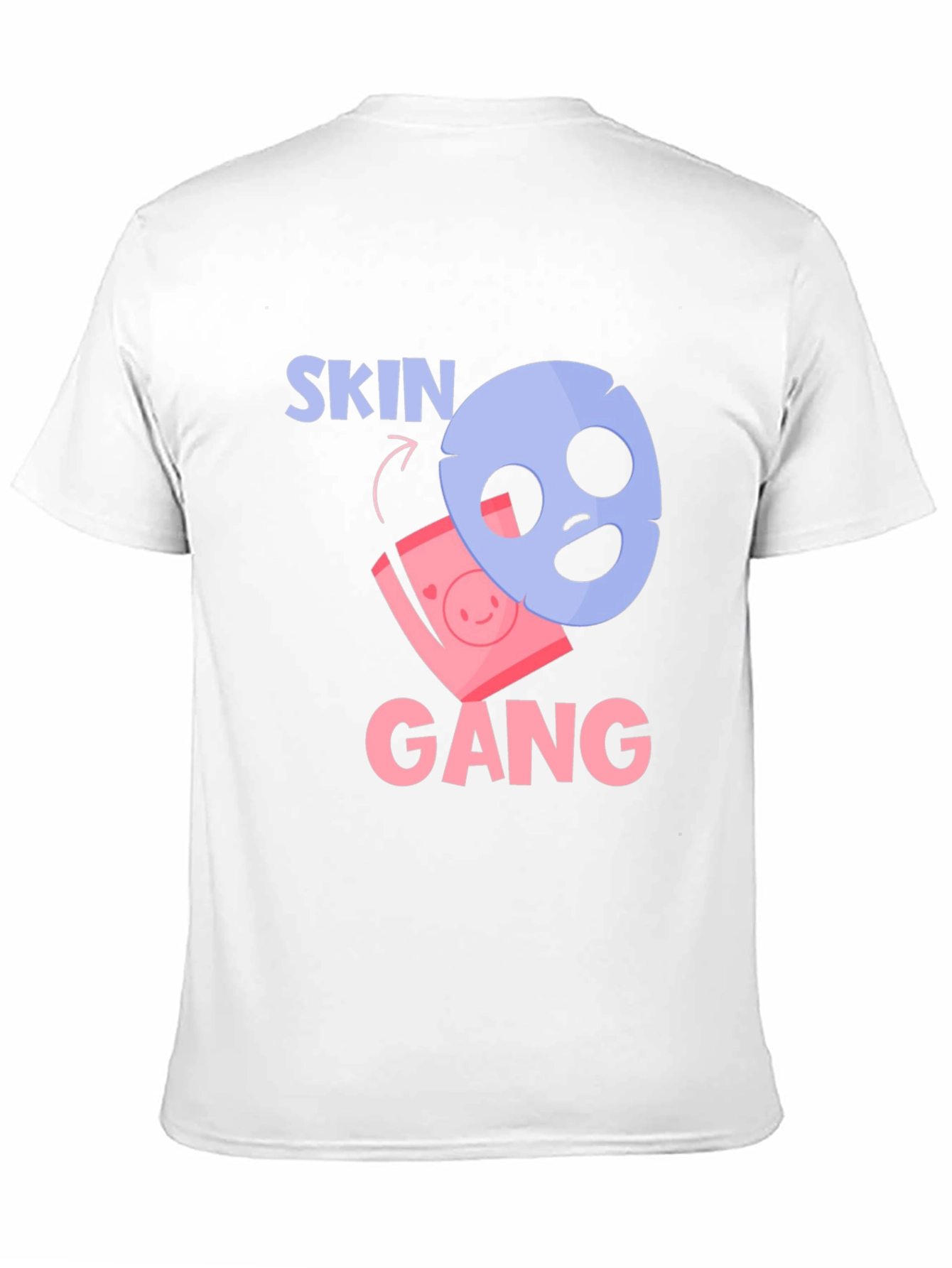 Black Skin Gang T-Shirt - Funny Beauty Mask Tee view 11