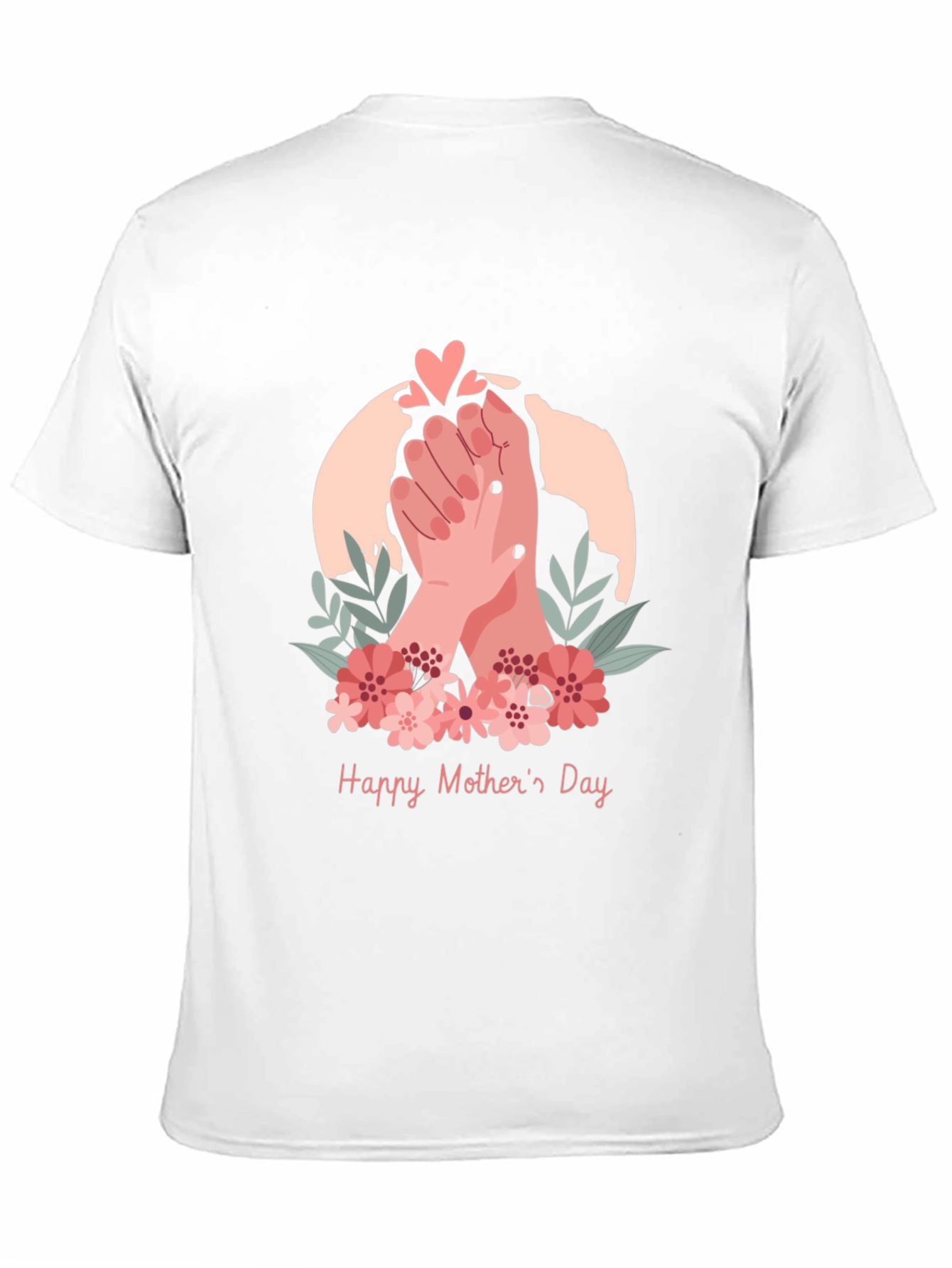 Black Happy Mother's Day T-shirt view 11