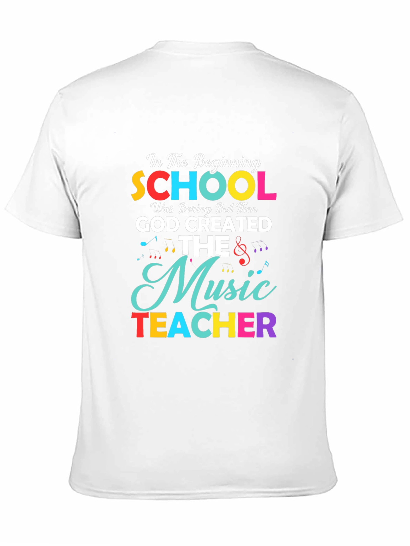 Black Music Teacher T-Shirt - School Inspiration view 11