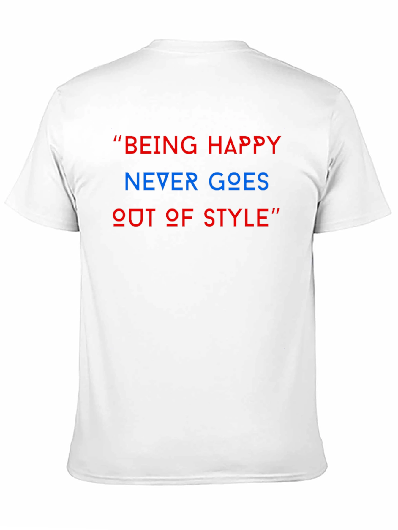 Black Being Happy T-Shirt: Never Goes Out of Style view 11