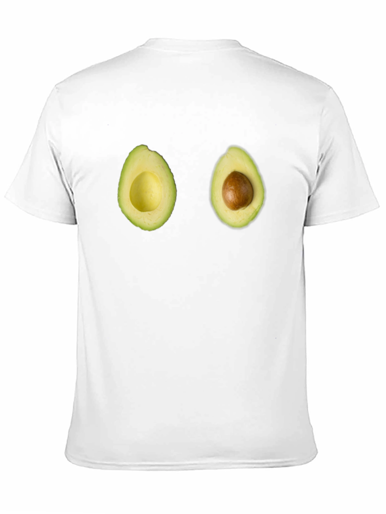 Black Avocado Halves Graphic Tee - Fun & Unique Design view 11