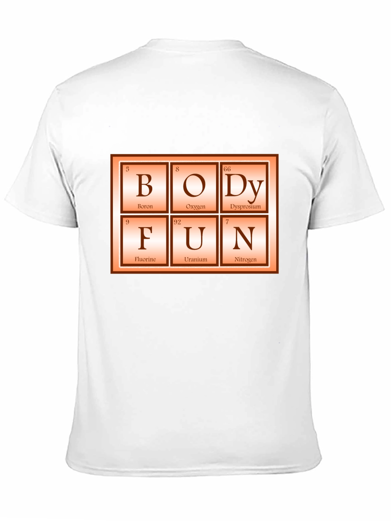 Black Periodic Table "Body Fun" Graphic Tee view 11