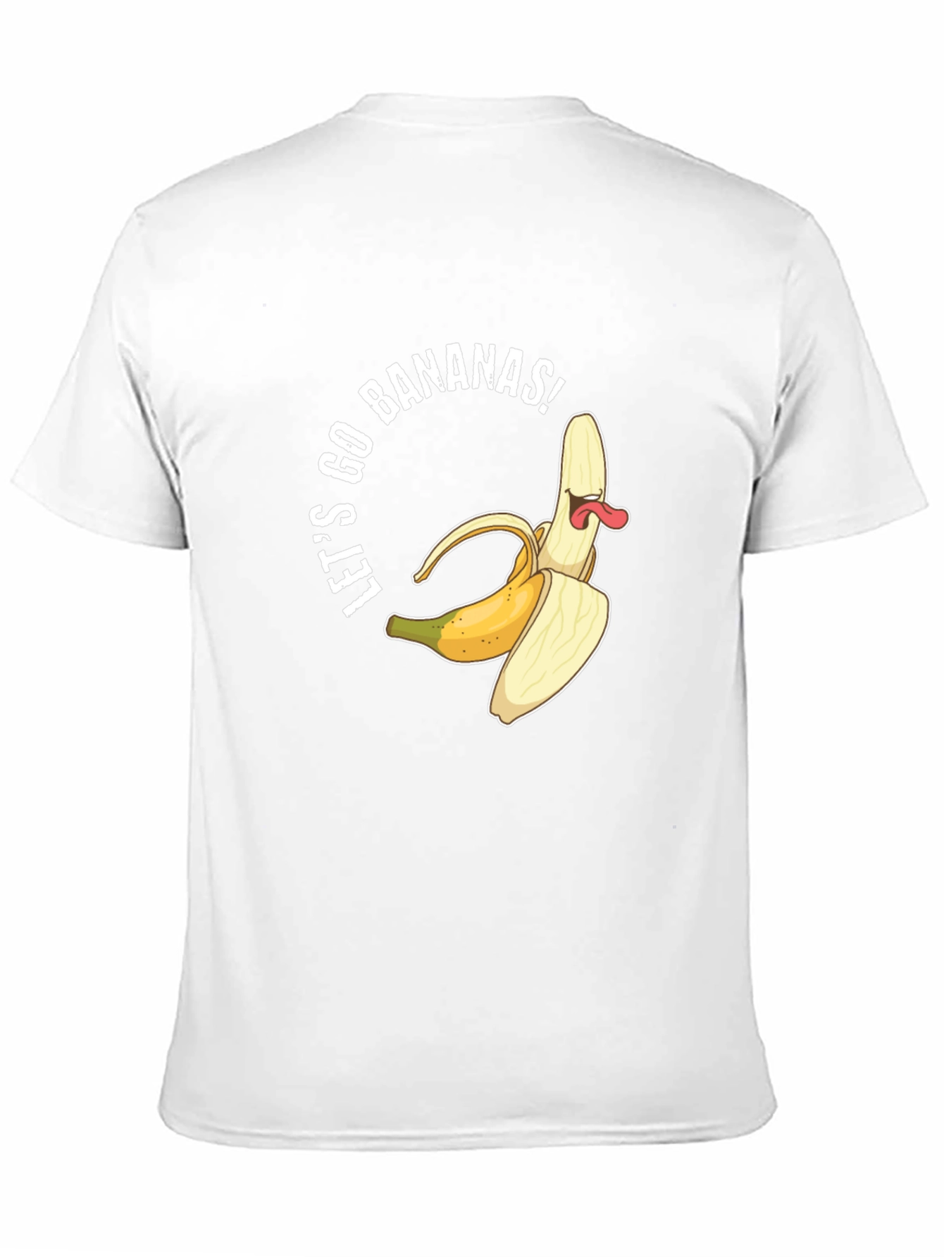 Black Let's Go Bananas Black Graphic Tee view 11