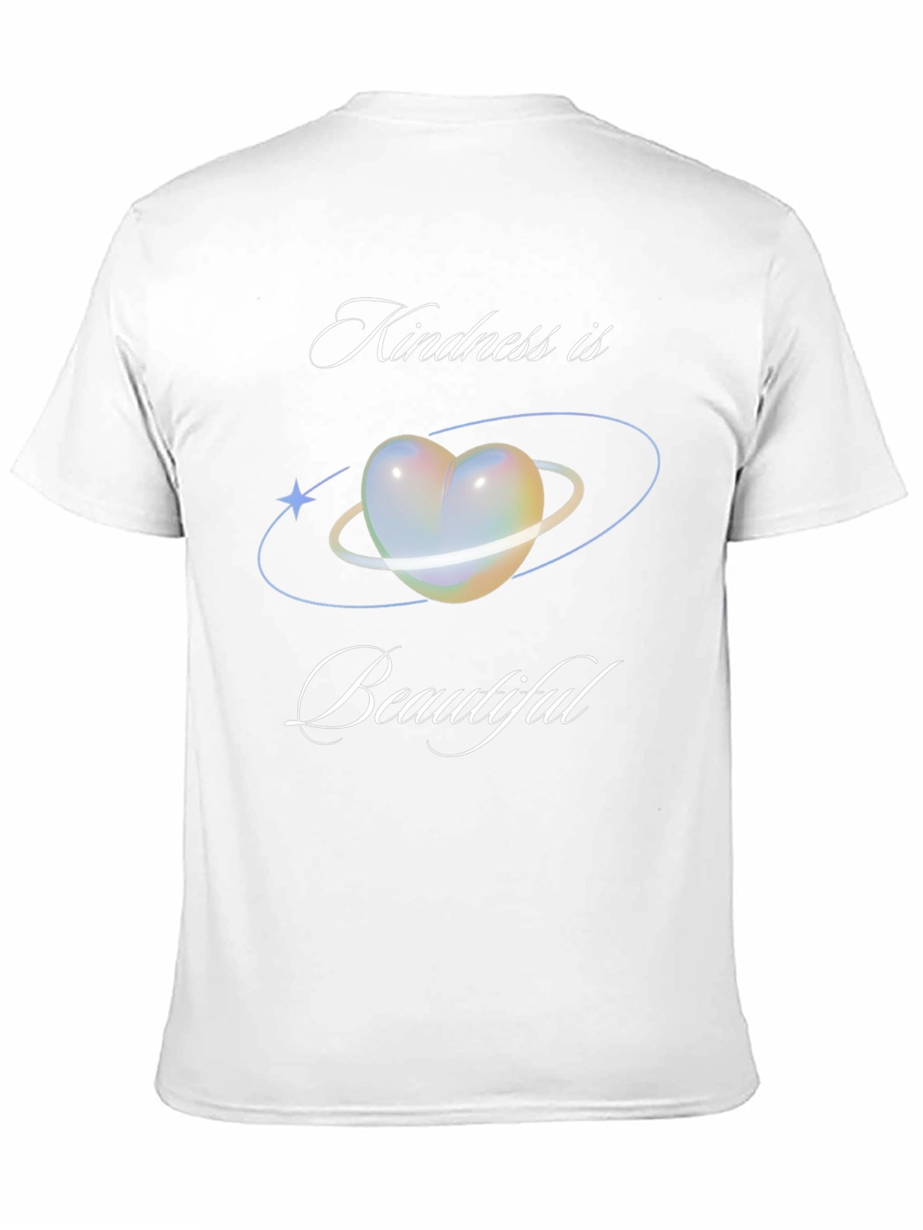 Black Kindness is Beautiful Graphic T-Shirt view 11