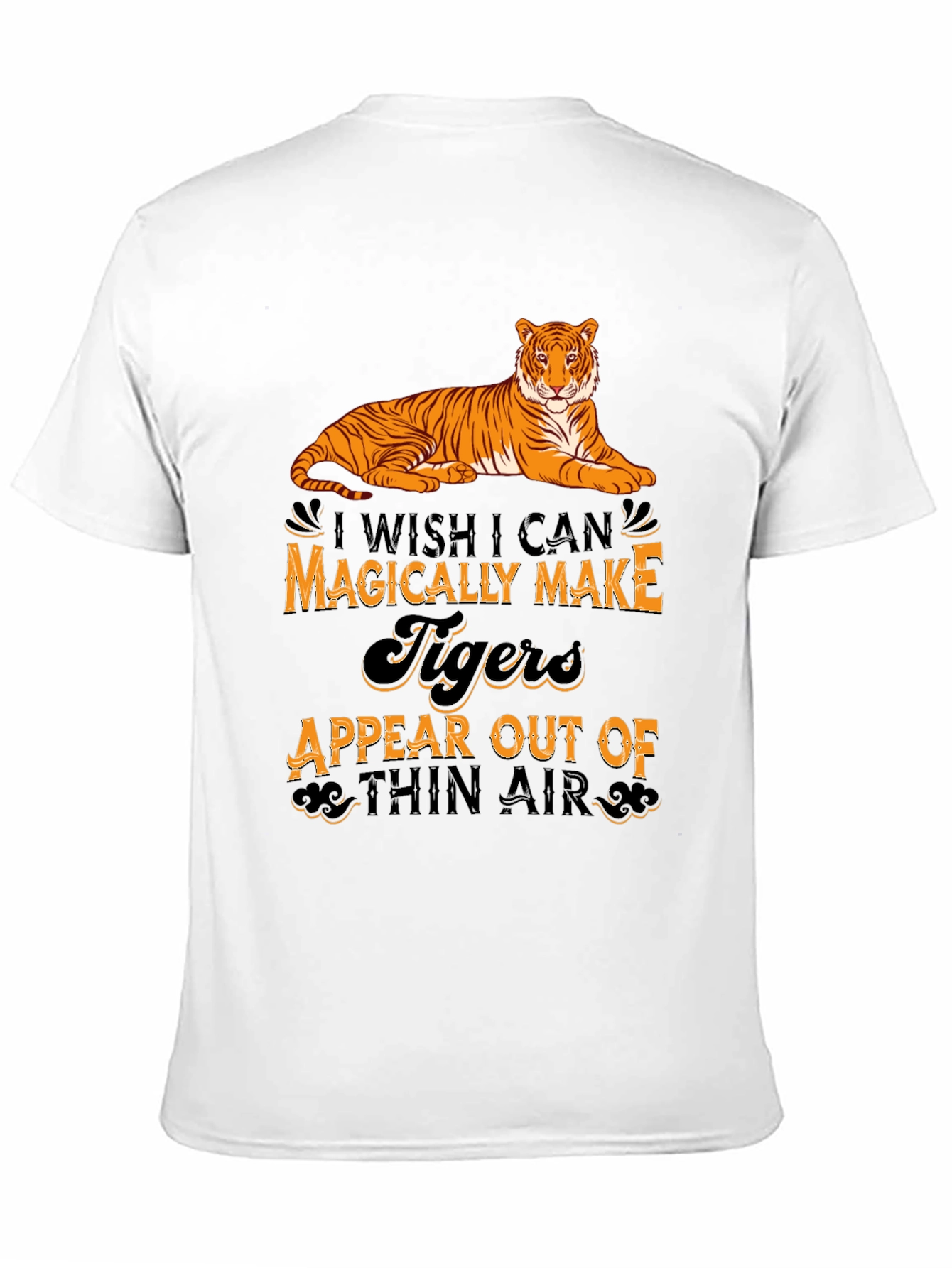 Black Magical Tiger Graphic Tee view 11