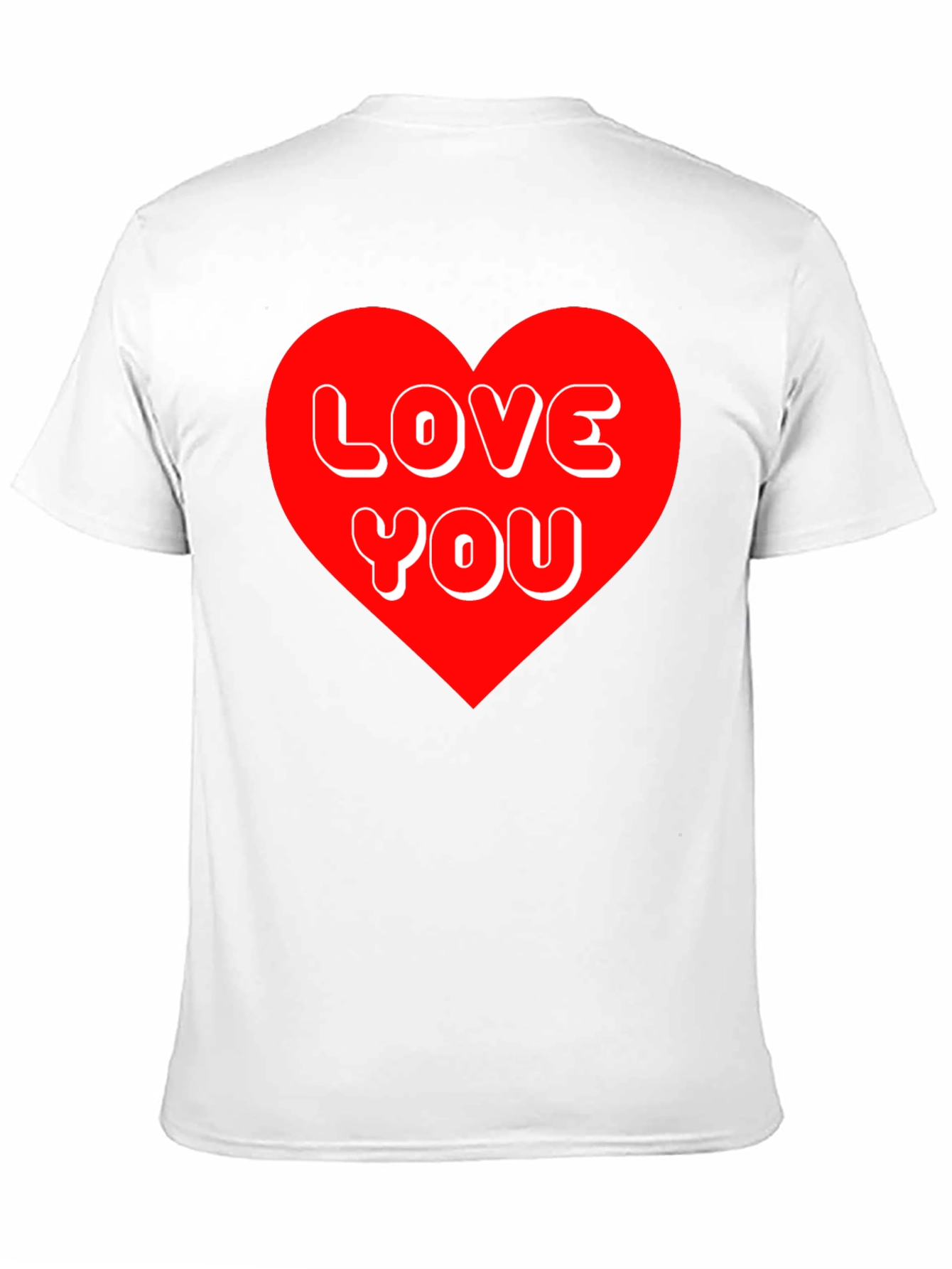 Black Love You Heart Graphic Tee - Black view 11