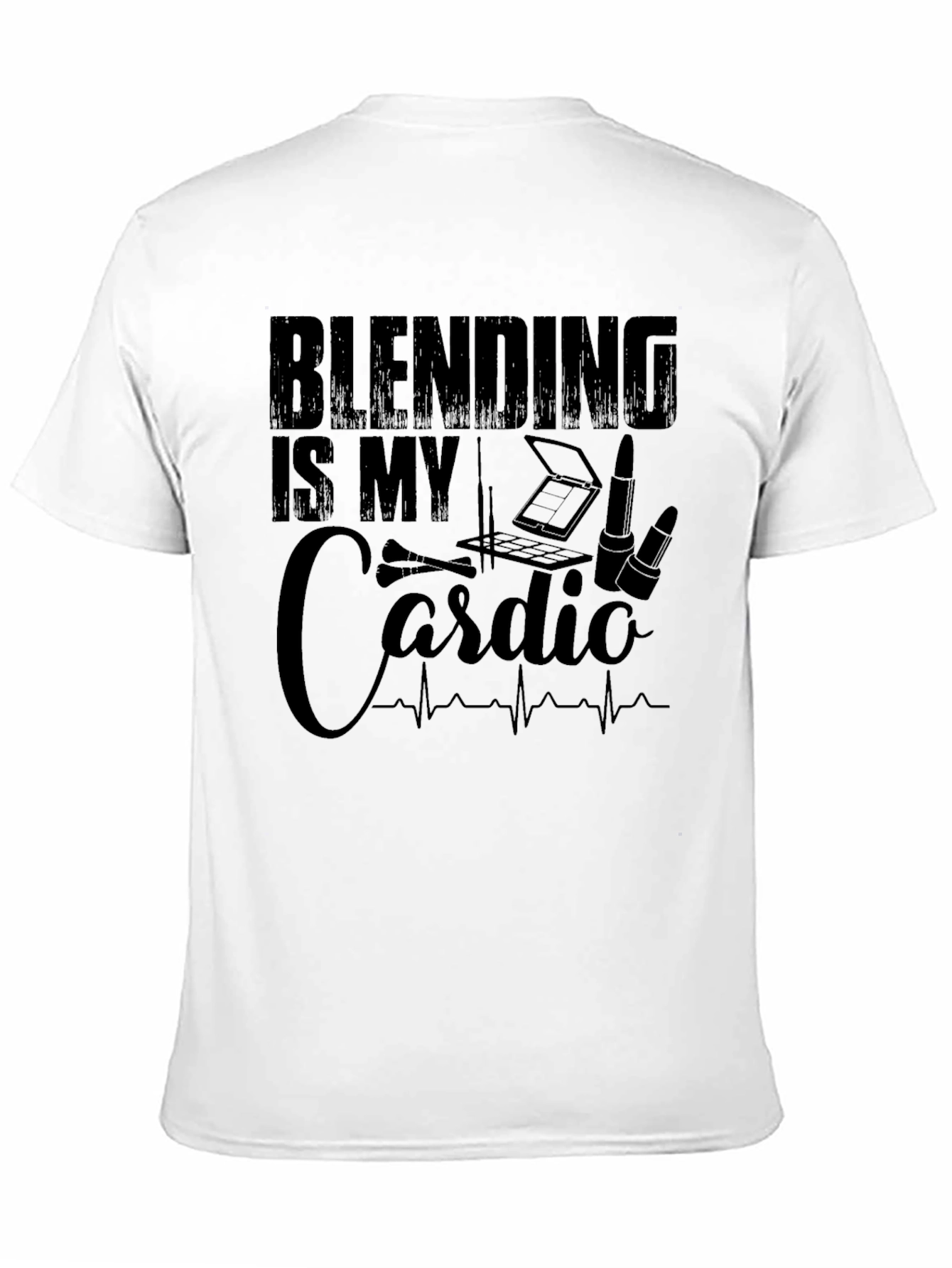 Black Blending Is My Cardio Graphic T-Shirt view 11