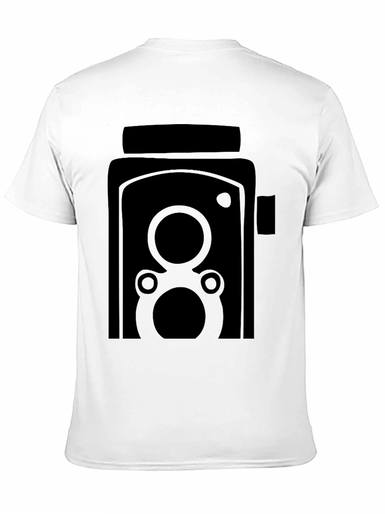 Black Vintage Camera Graphic Tee - Classic Style view 11