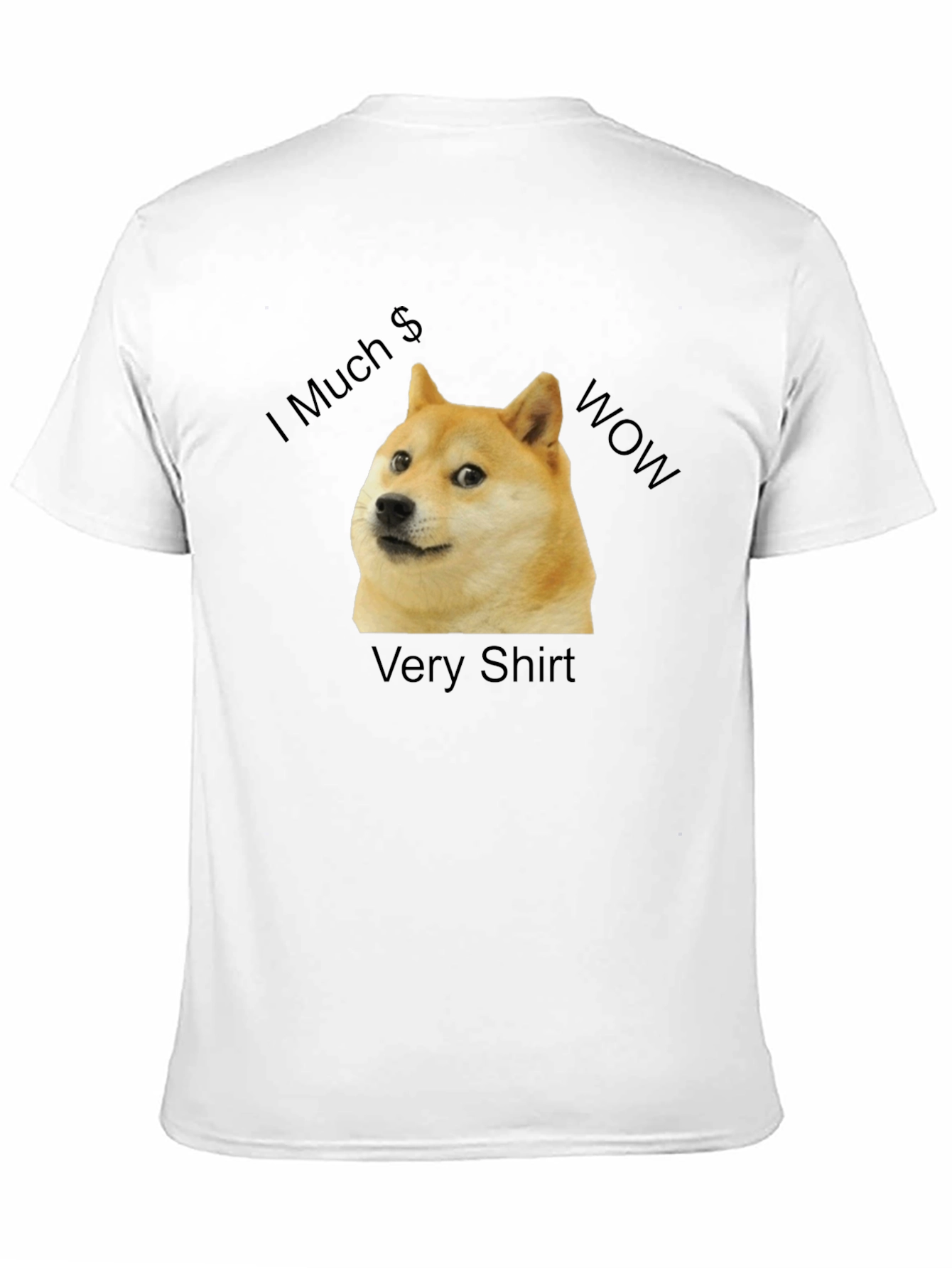 Black Doge Meme T-Shirt - I Much Wow Funny Doge Shirt view 11