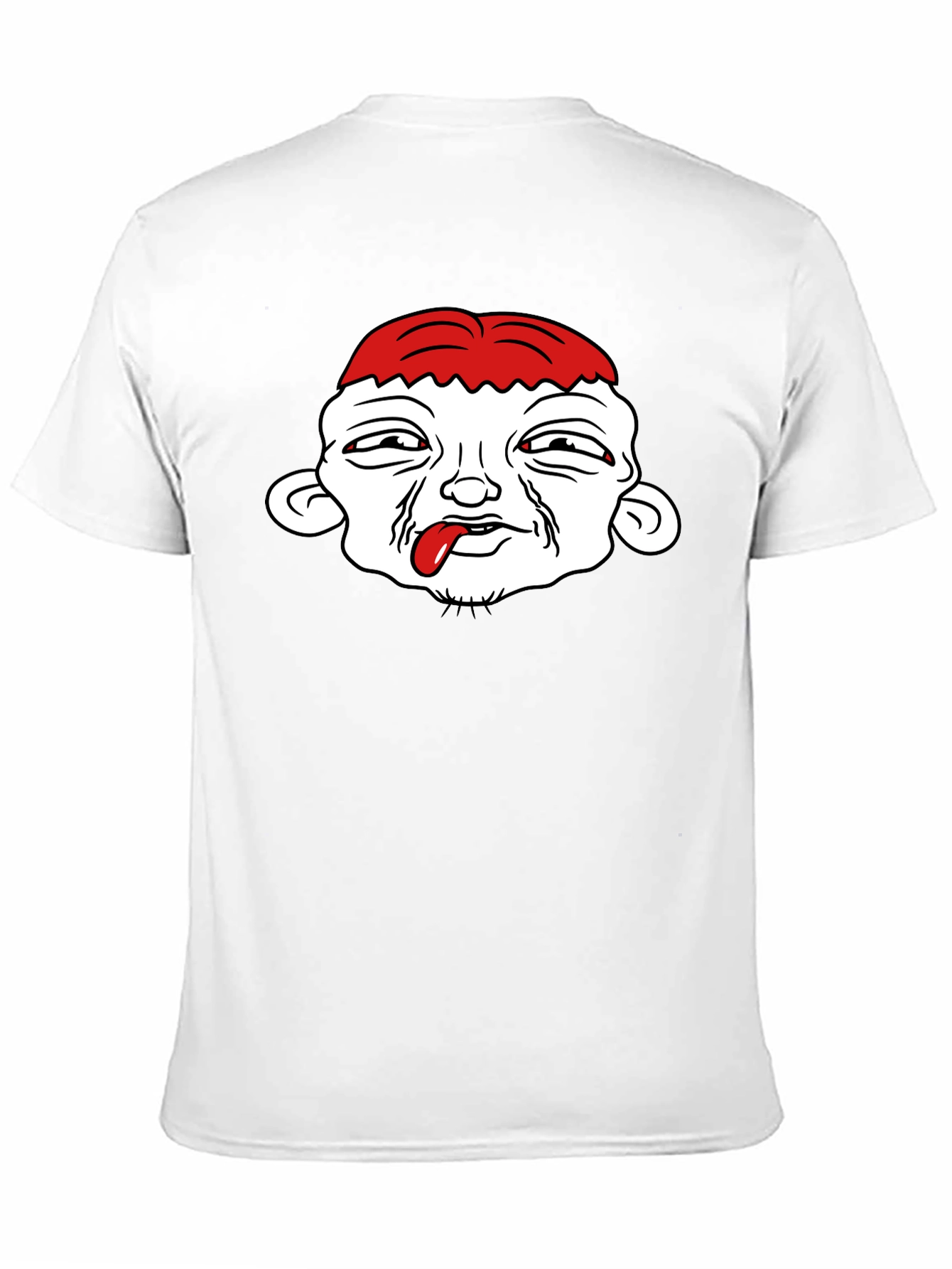 Black Funny Brain Cartoon Graphic T-Shirt view 11